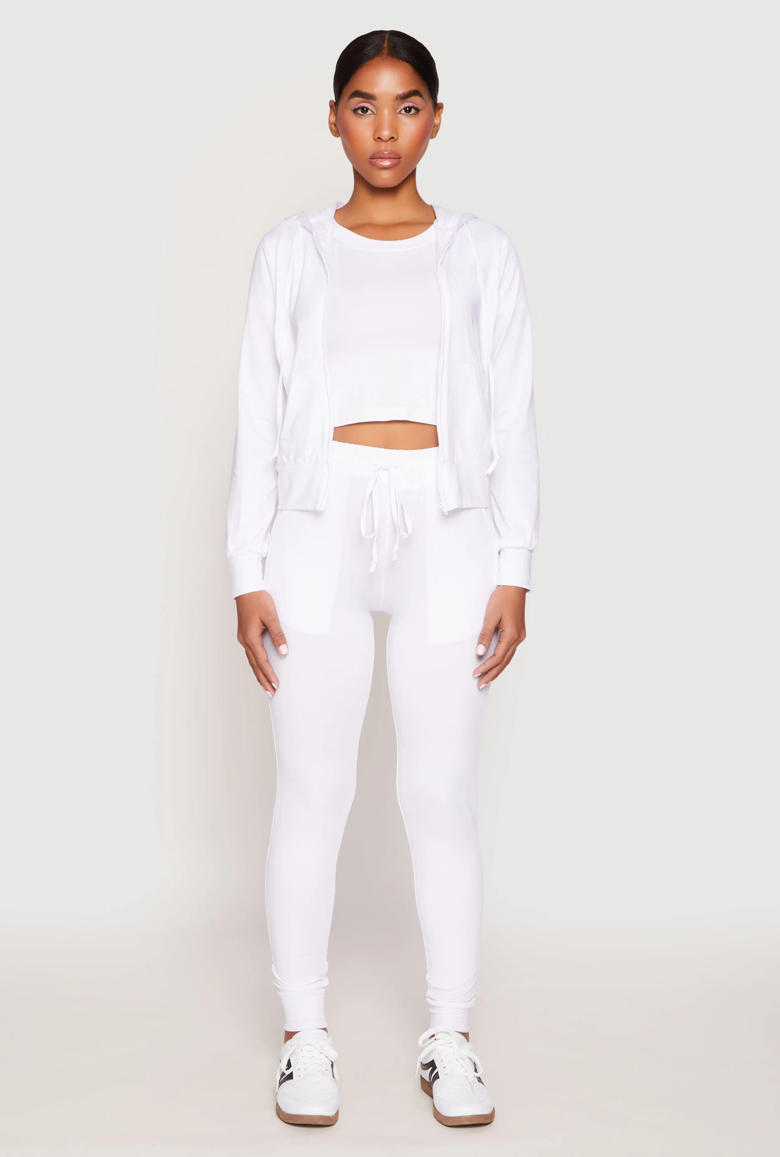 Daisy Soft Knit Front Zip Hoodie sold by Rainbow product image thumbnail 2