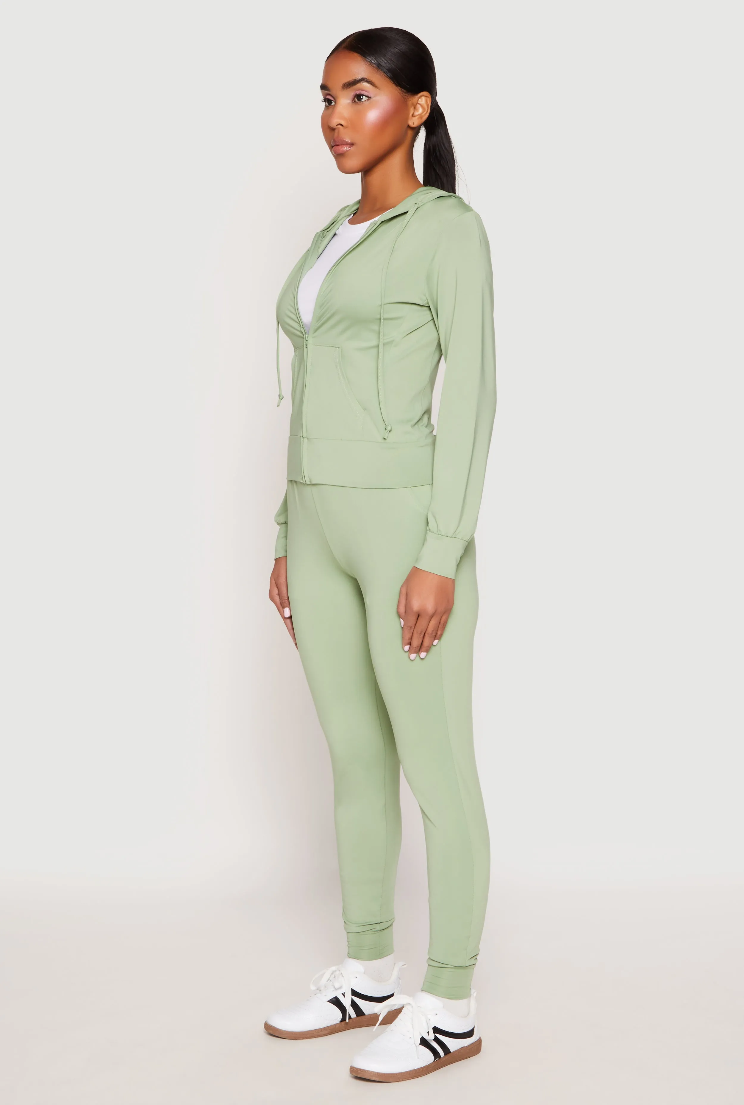 Daisy Soft Knit Front Zip Hoodie sold by Rainbow product image thumbnail 3