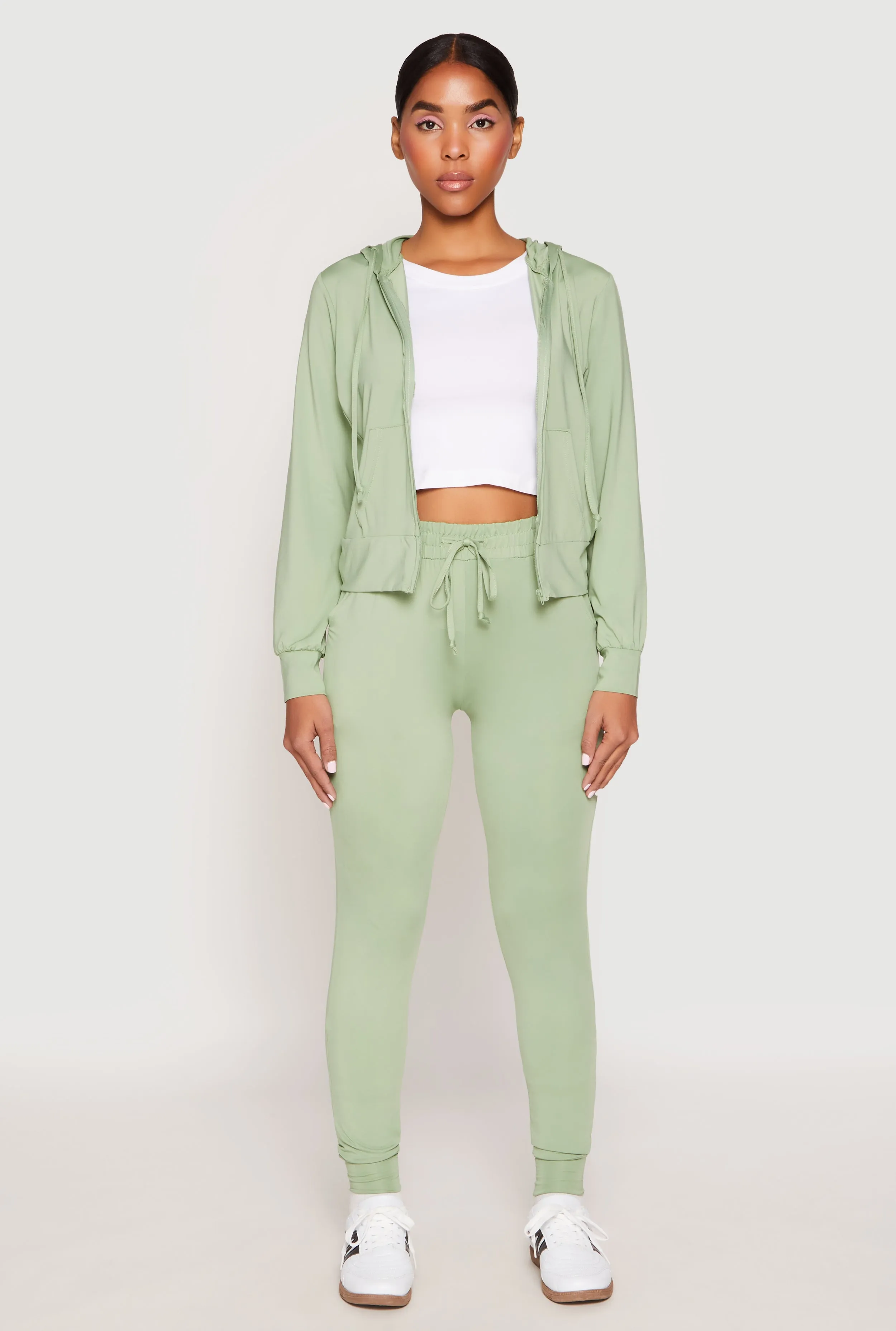 Daisy Soft Knit Front Zip Hoodie sold by Rainbow product image thumbnail 2