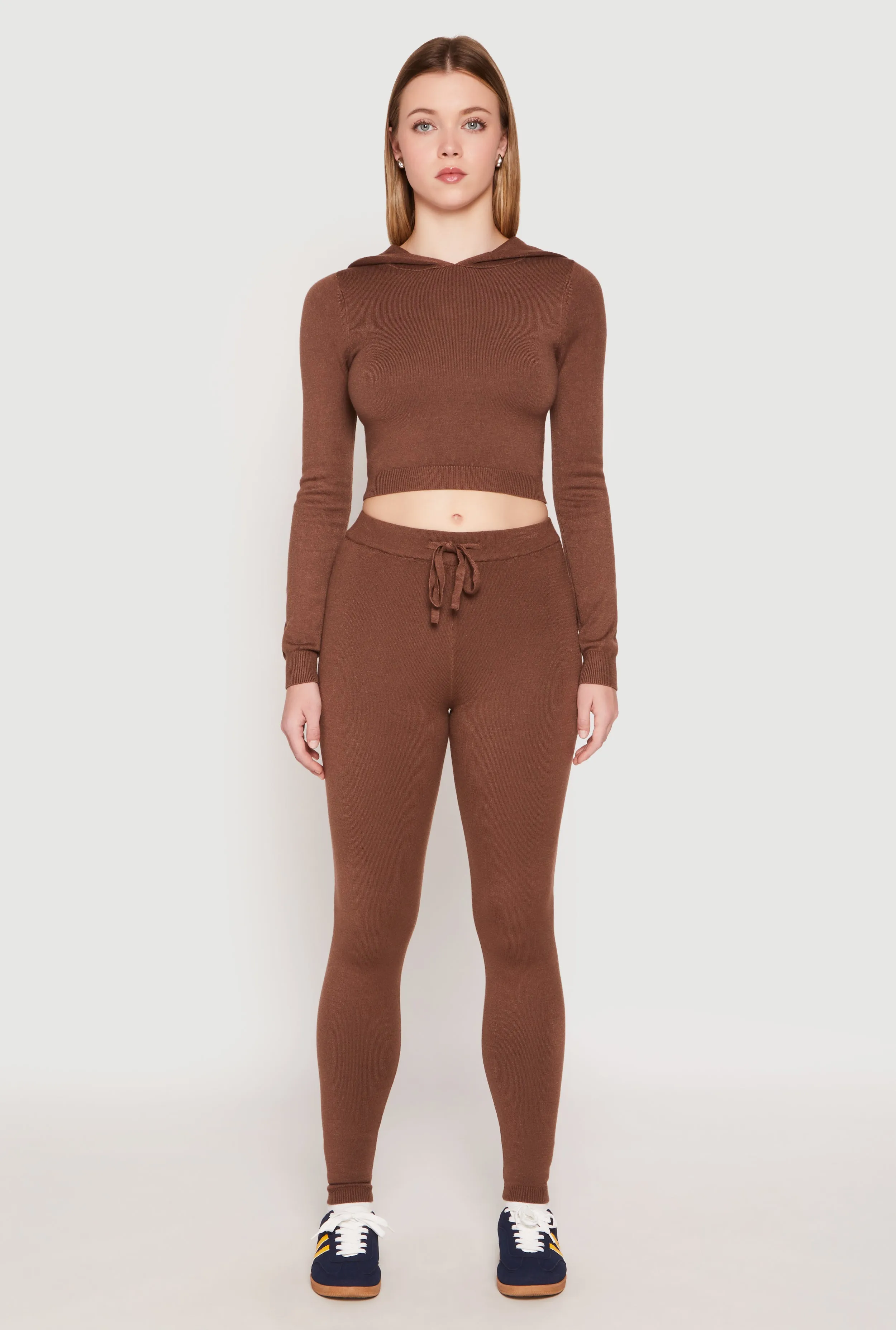 Daisy Brushed Knit High Waist Joggers sold by Rainbow