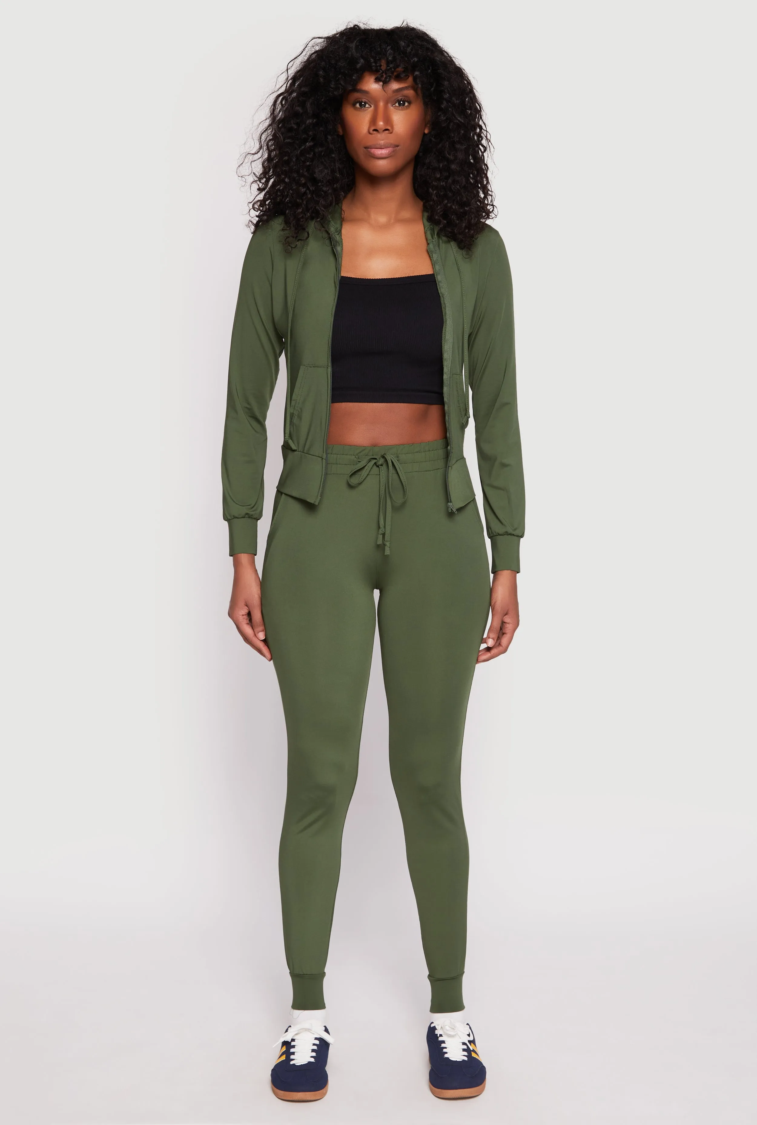 Daisy High Waisted Drawstring Joggers sold by Rainbow