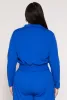 Plus Size Button Front Smocked Blouse sold by Rainbow