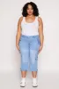 Plus Size VIP Cargo Capri Jeans sold by Rainbow
