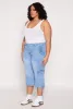 Plus Size VIP Cargo Capri Jeans sold by Rainbow