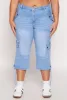 Plus Size VIP Cargo Capri Jeans sold by Rainbow