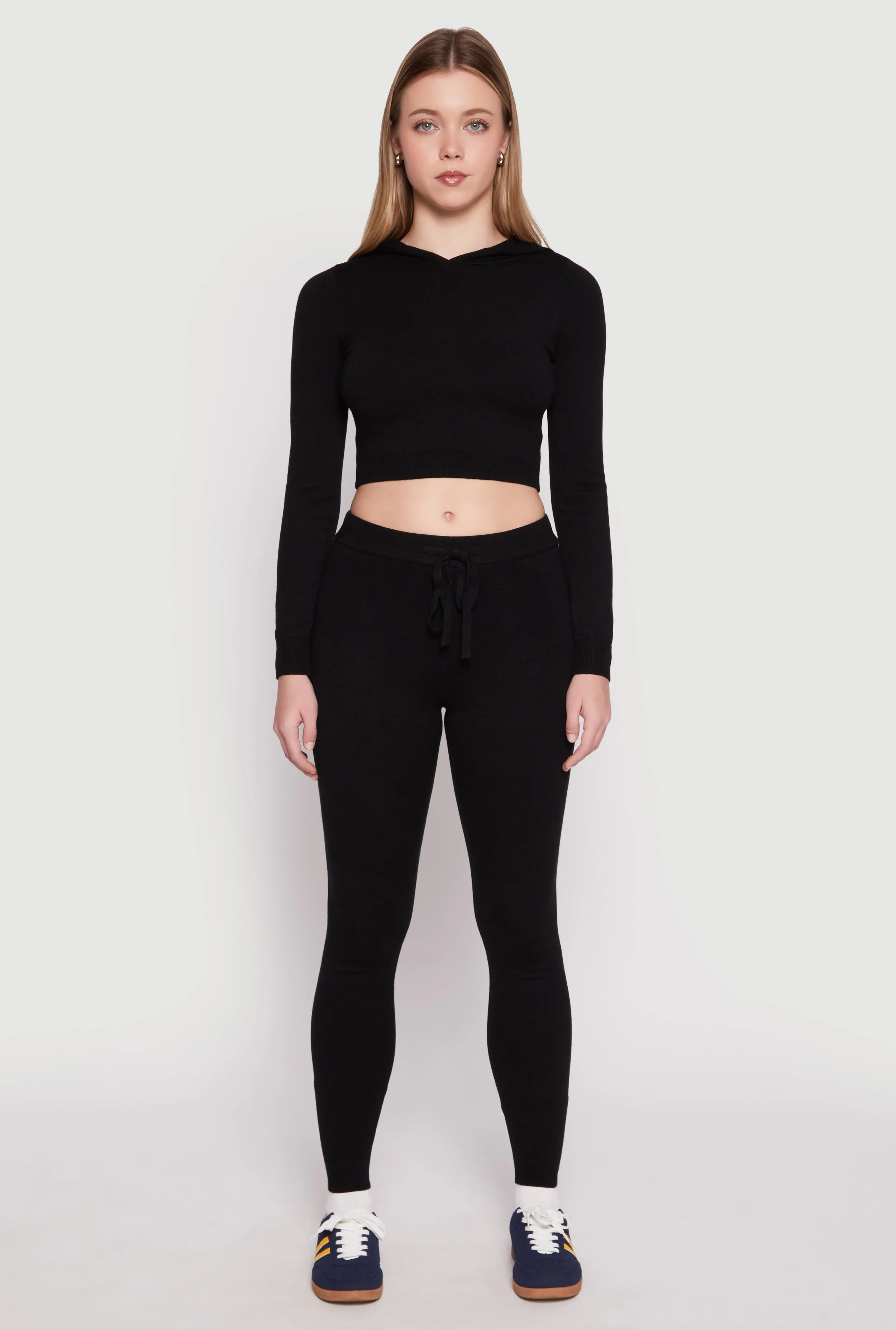 Daisy Cropped Hooded Pullover Sweater sold by Rainbow product image thumbnail 2