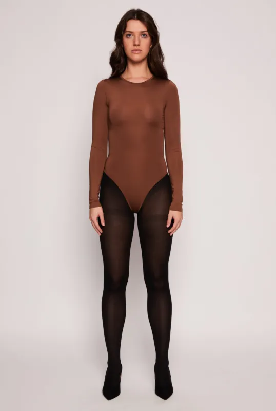 Daisy Crew Neck Long Sleeve Bodysuit sold by Rainbow