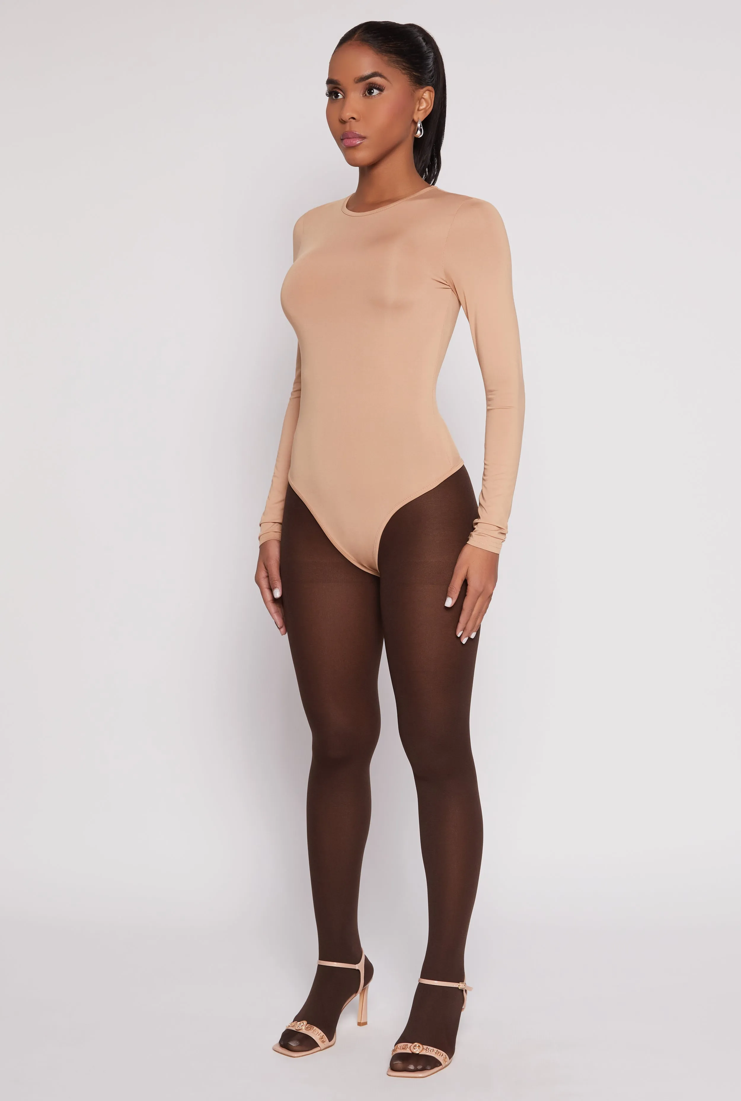 Daisy Crew Neck Long Sleeve Bodysuit sold by Rainbow product image thumbnail 3