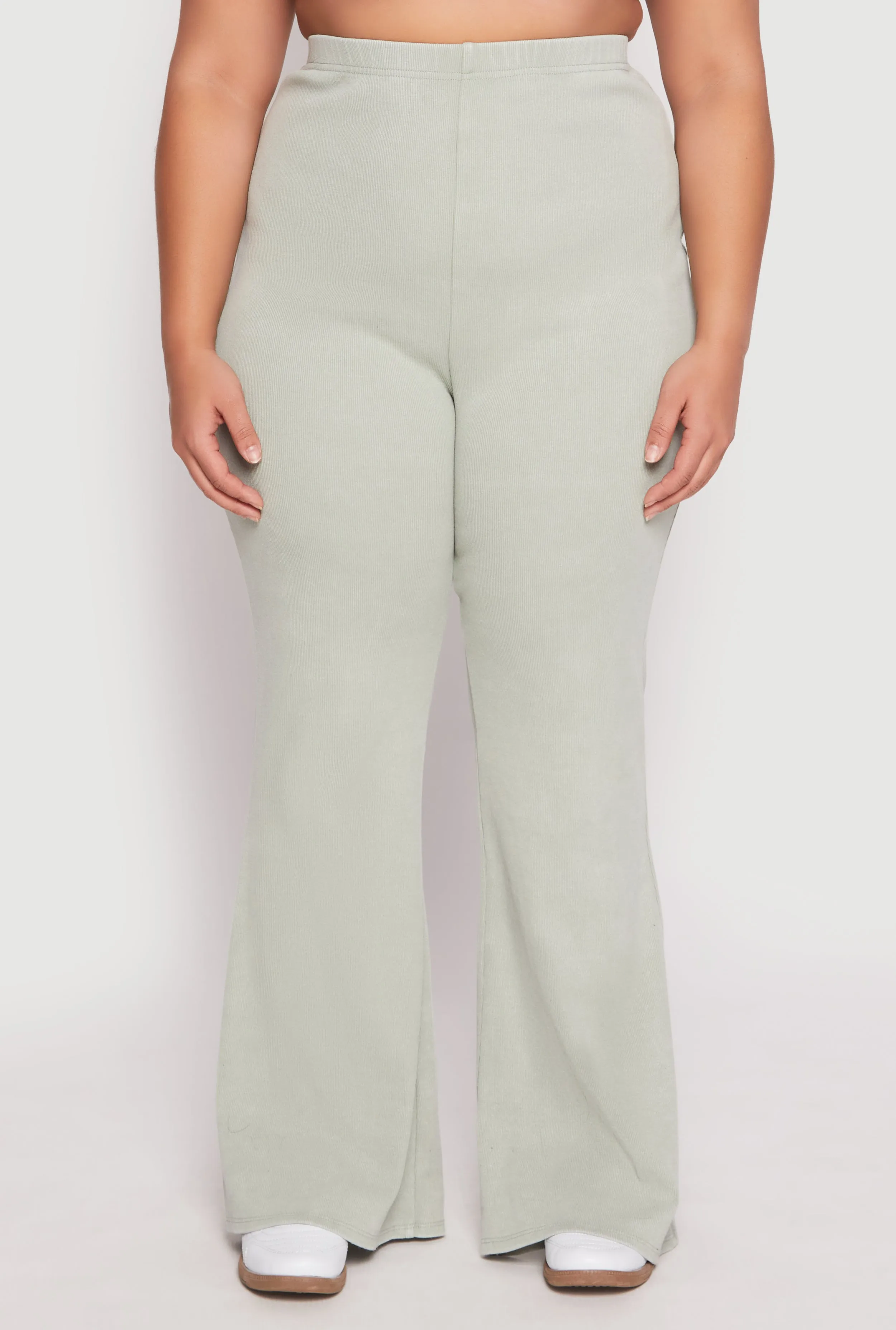 Plus Size Almost Famous Acid Wash Flare Pants sold by Rainbow product image thumbnail 2