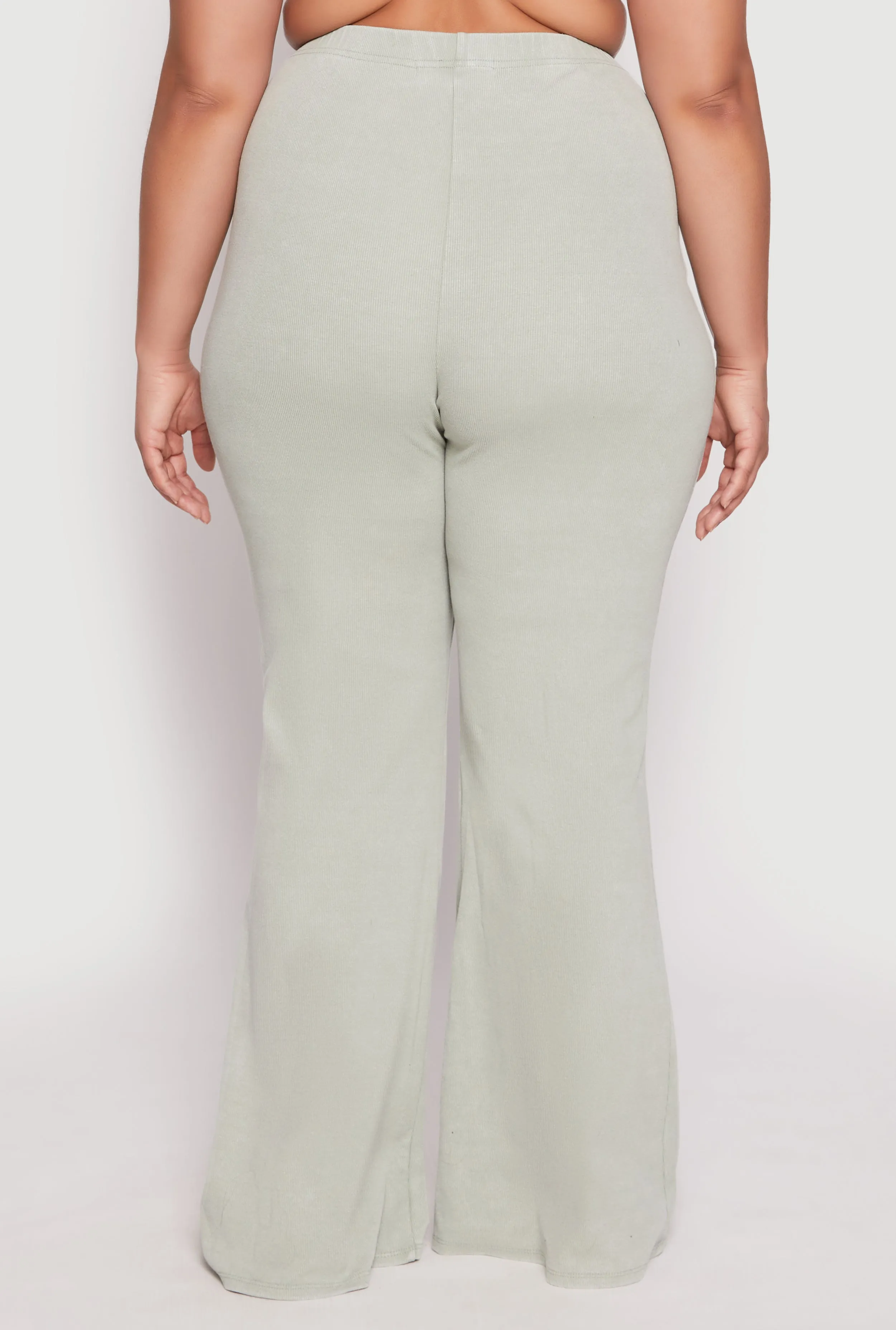 Plus Size Almost Famous Acid Wash Flare Pants sold by Rainbow product image thumbnail 3