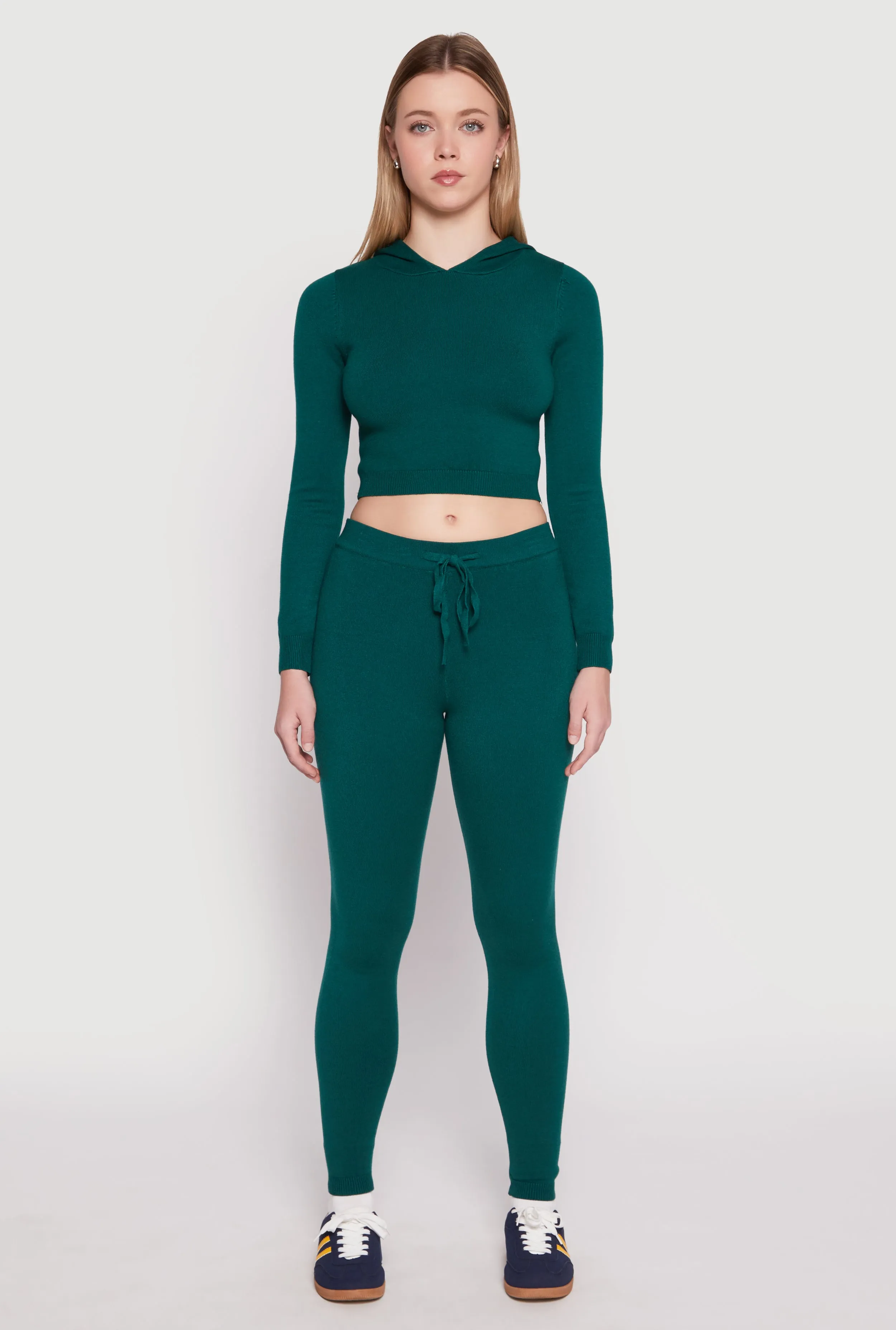 Daisy Brushed Knit High Waist Joggers sold by Rainbow