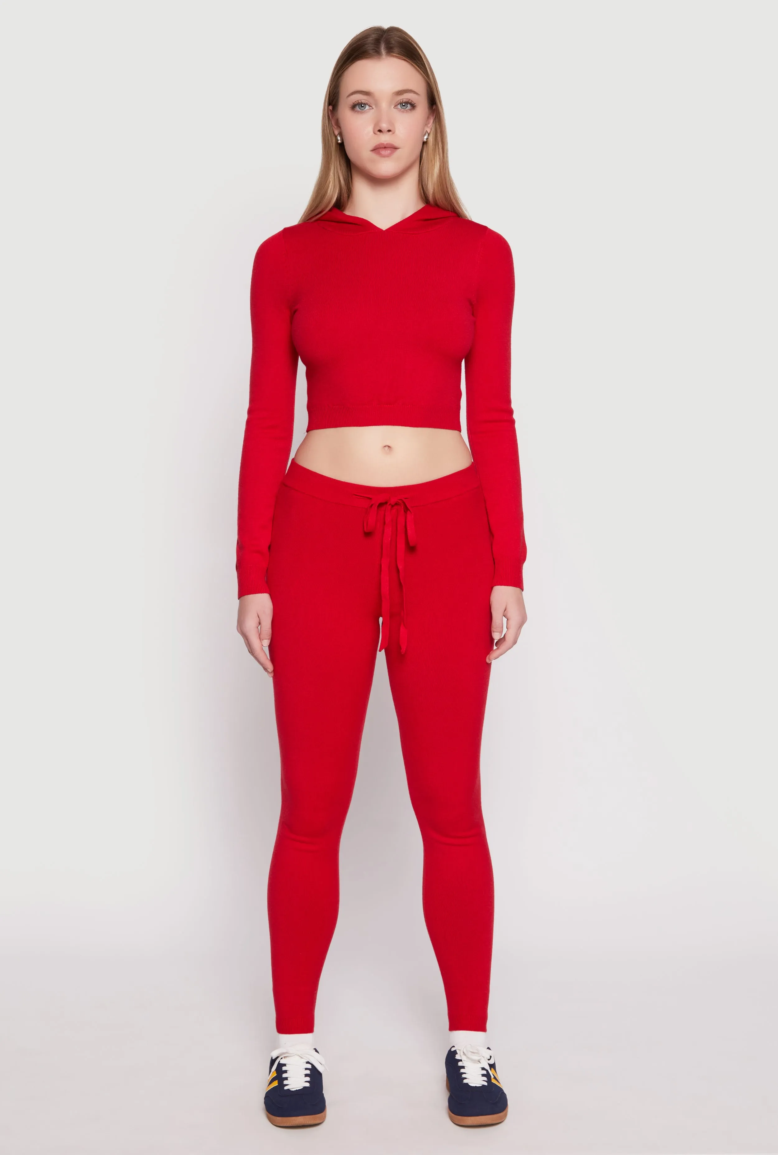 Daisy Brushed Knit High Waist Joggers sold by Rainbow