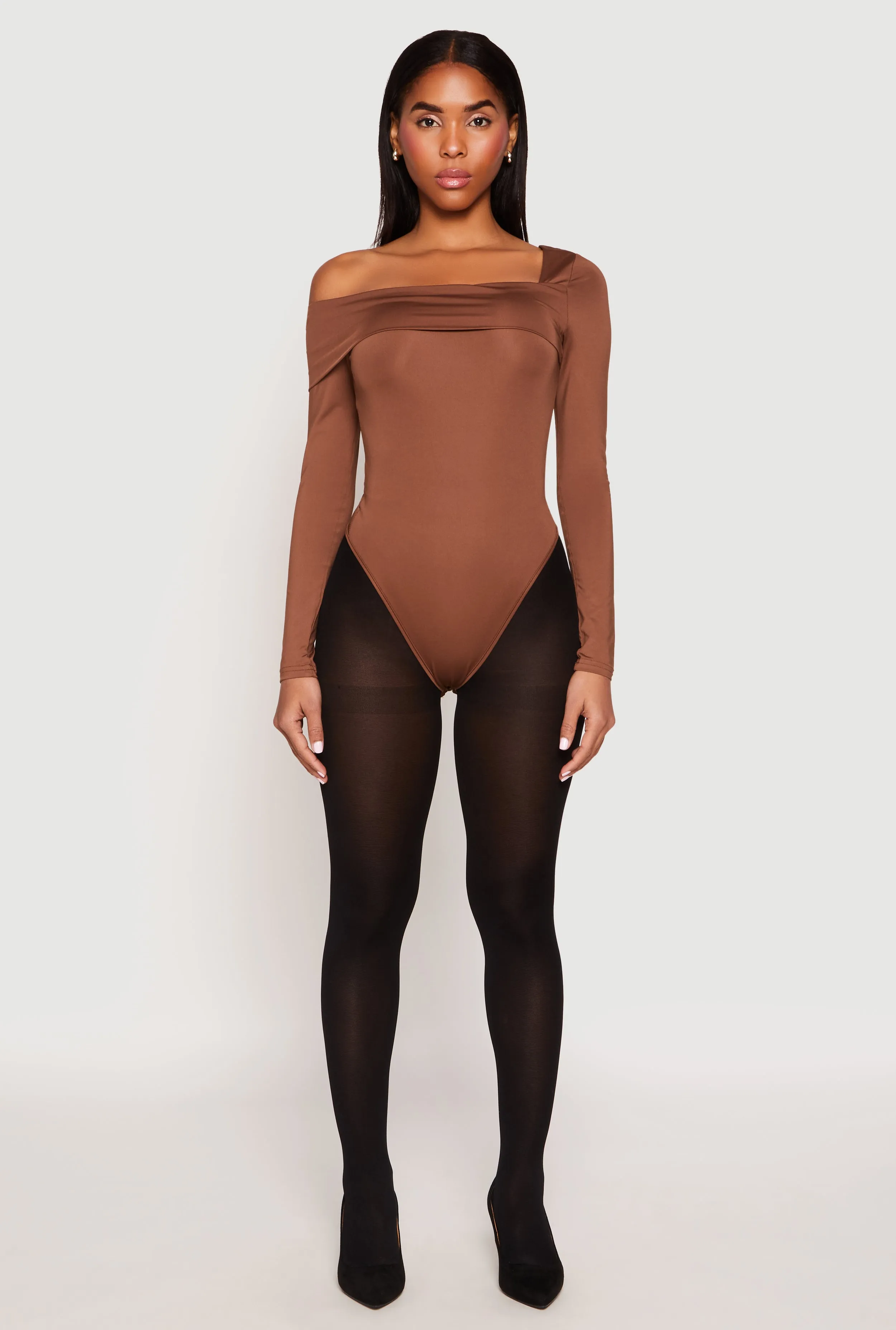 Daisy One Shoulder Bodysuit sold by Rainbow