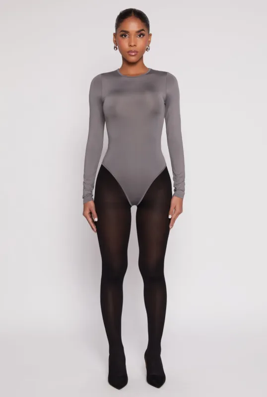 Daisy Crew Neck Long Sleeve Bodysuit sold by Rainbow