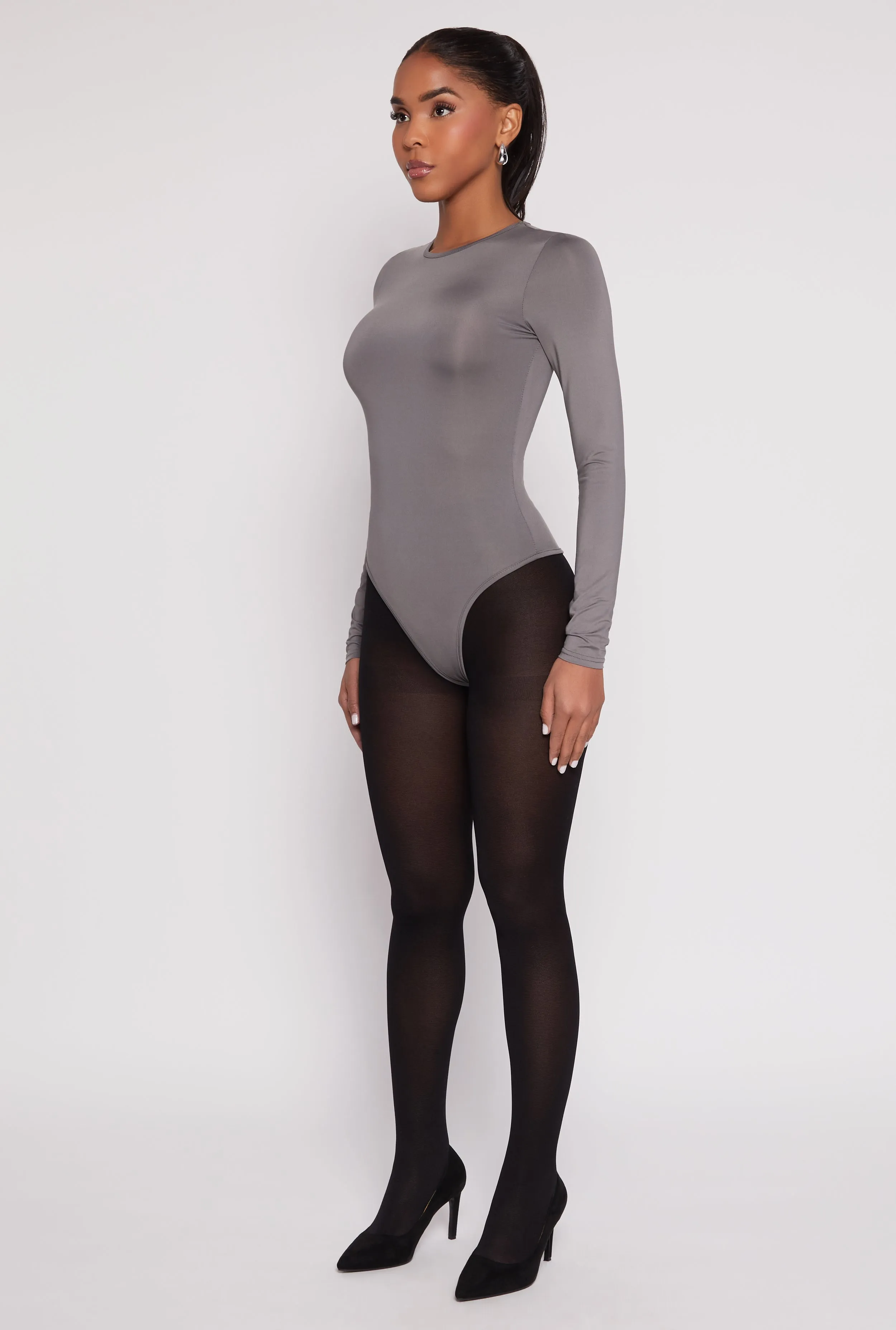 Daisy Crew Neck Long Sleeve Bodysuit sold by Rainbow product image thumbnail 3