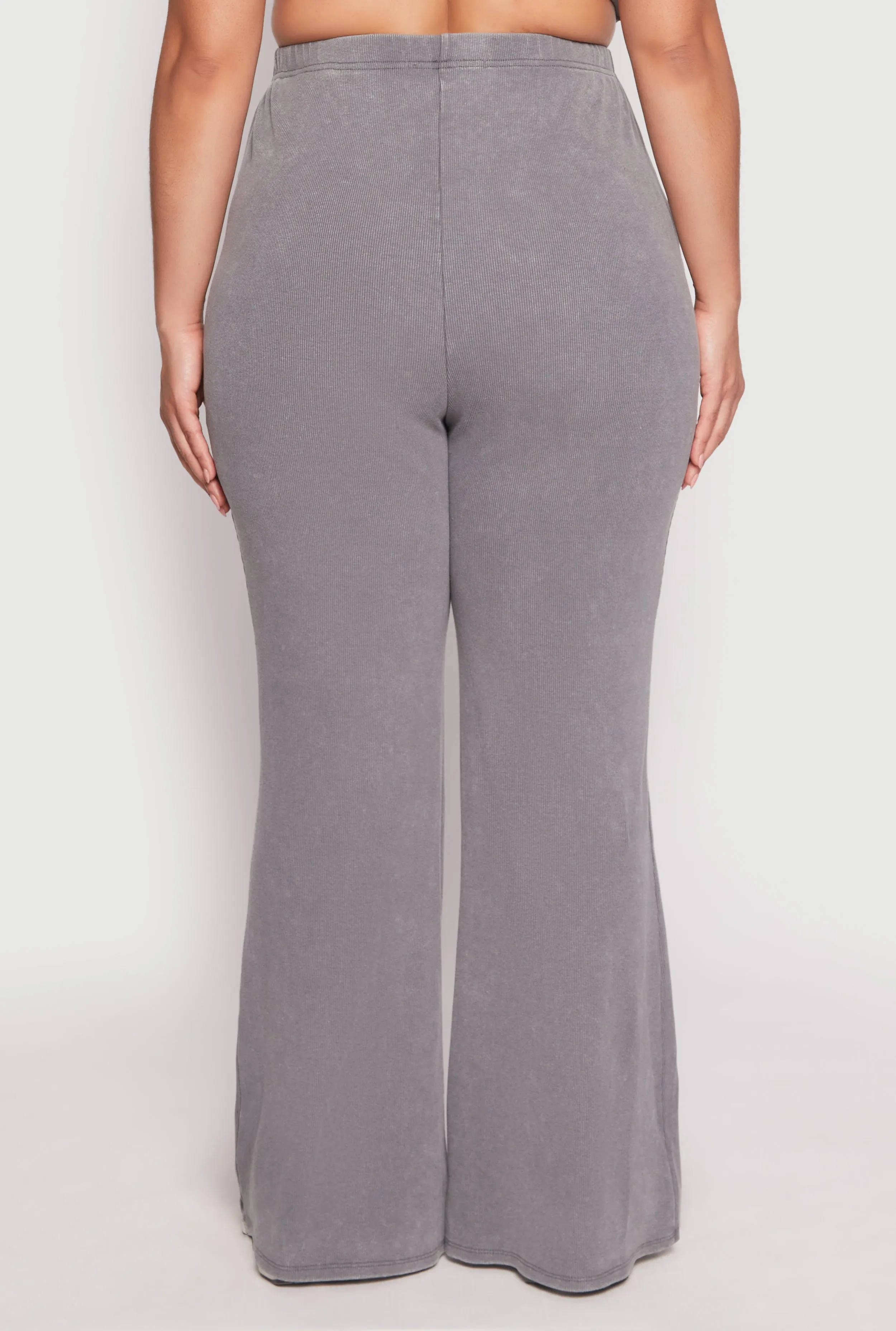 Plus Size Almost Famous Acid Wash Flare Pants sold by Rainbow product image thumbnail 3