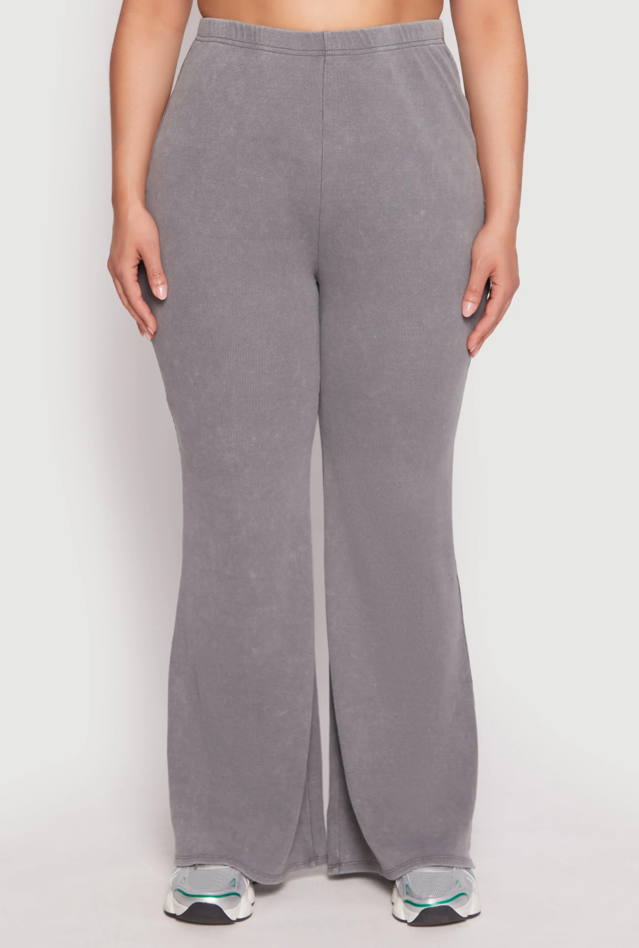 Plus Size Almost Famous Acid Wash Flare Pants sold by Rainbow product image thumbnail 2