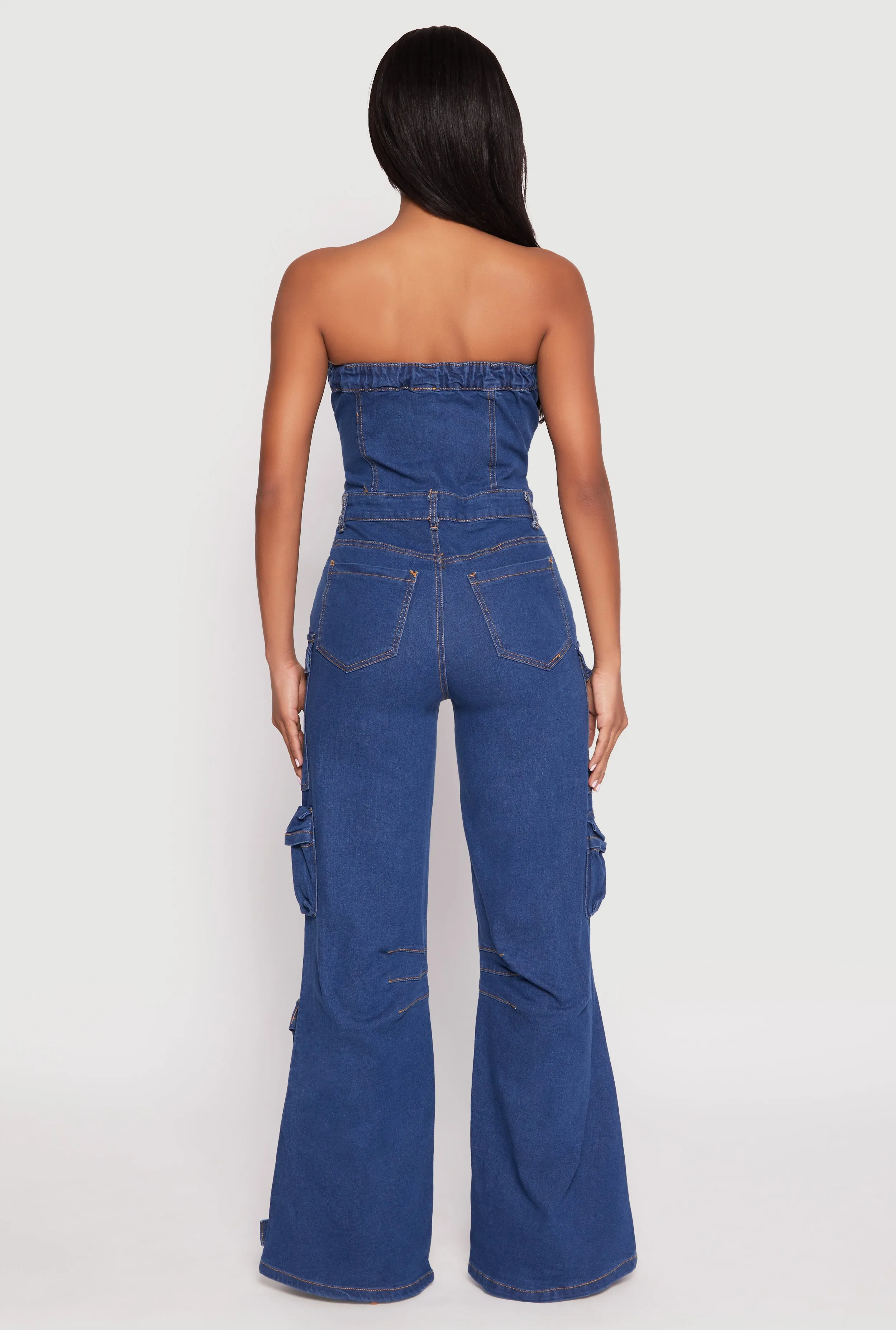 Daisy Denim Cargo Pocket Jumpsuit sold by Rainbow product image thumbnail 3