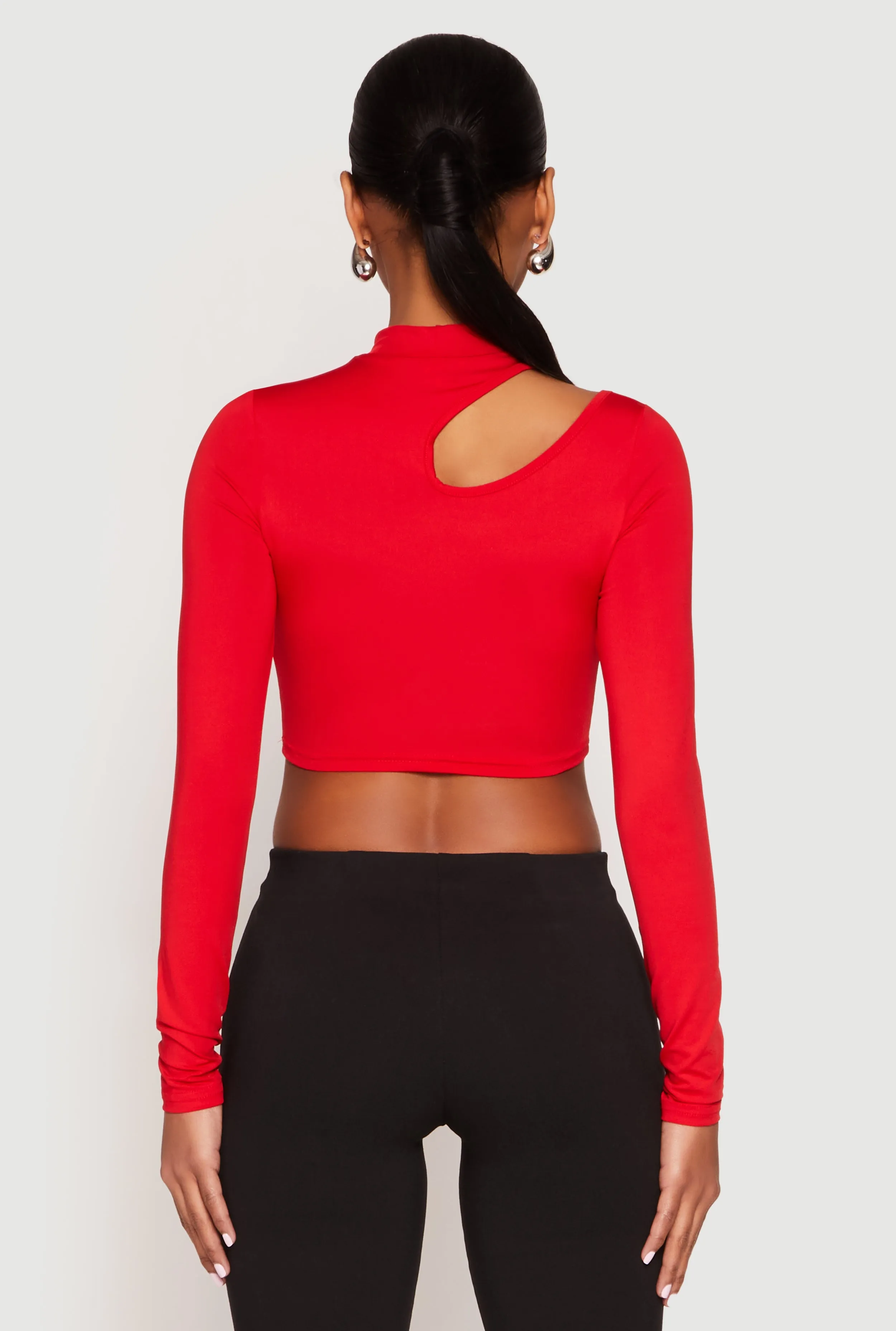 Daisy Keyhole Shoulder Crop Top sold by Rainbow product image thumbnail 5