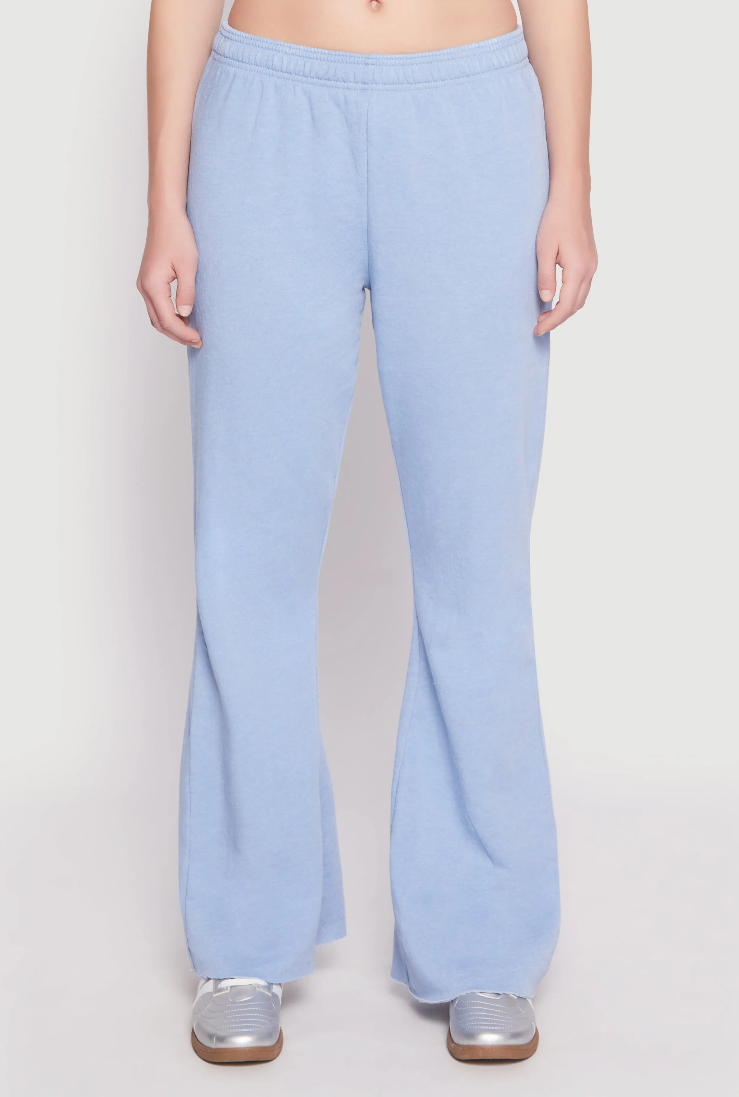 Brushed Knit Acid Wash Flare Sweatpants sold by Rainbow product image thumbnail 3