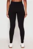 Seamless High Waisted Rib Knit Leggings sold by Rainbow