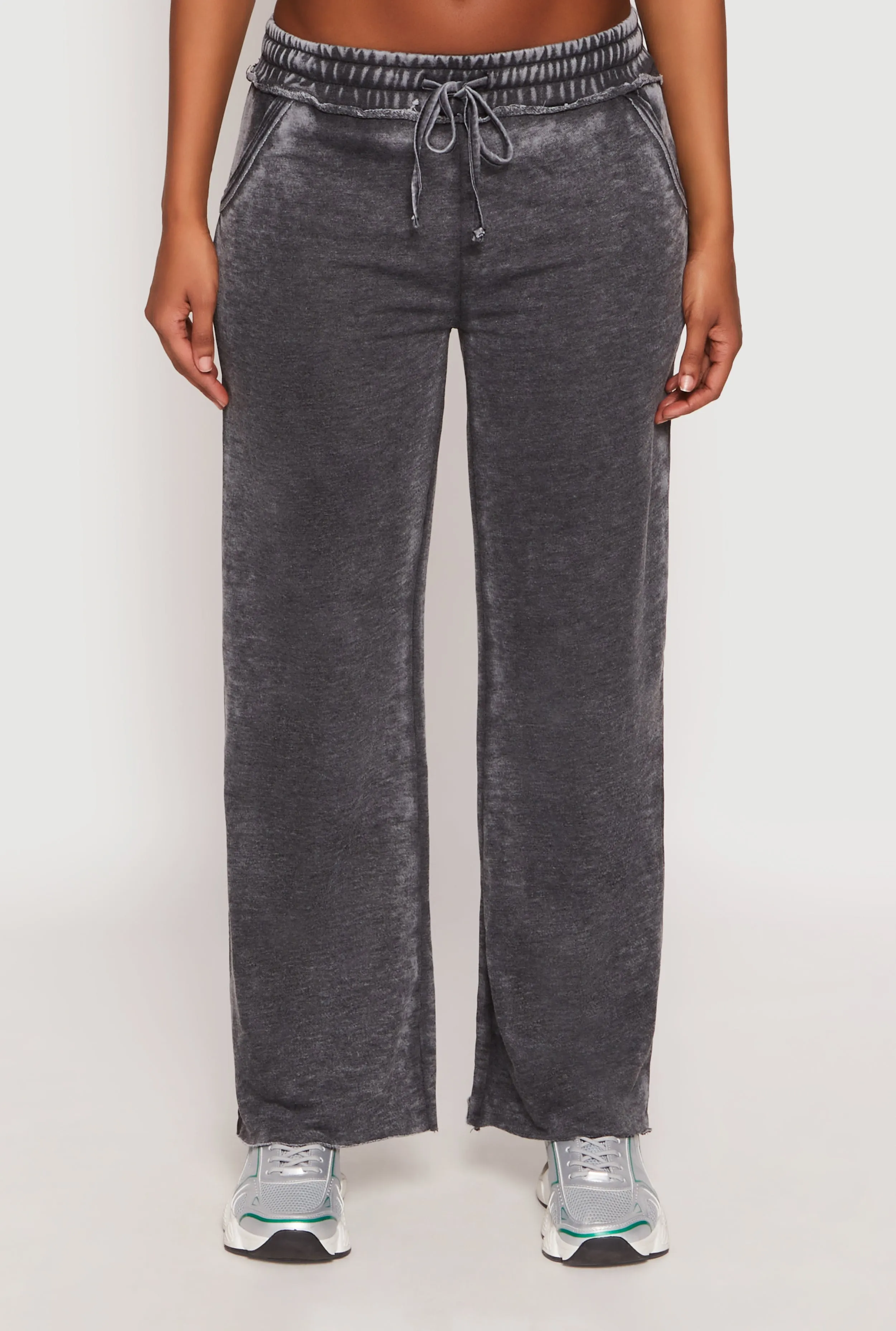 Frayed Acid Wash Sweatpants sold by Rainbow product image thumbnail 3