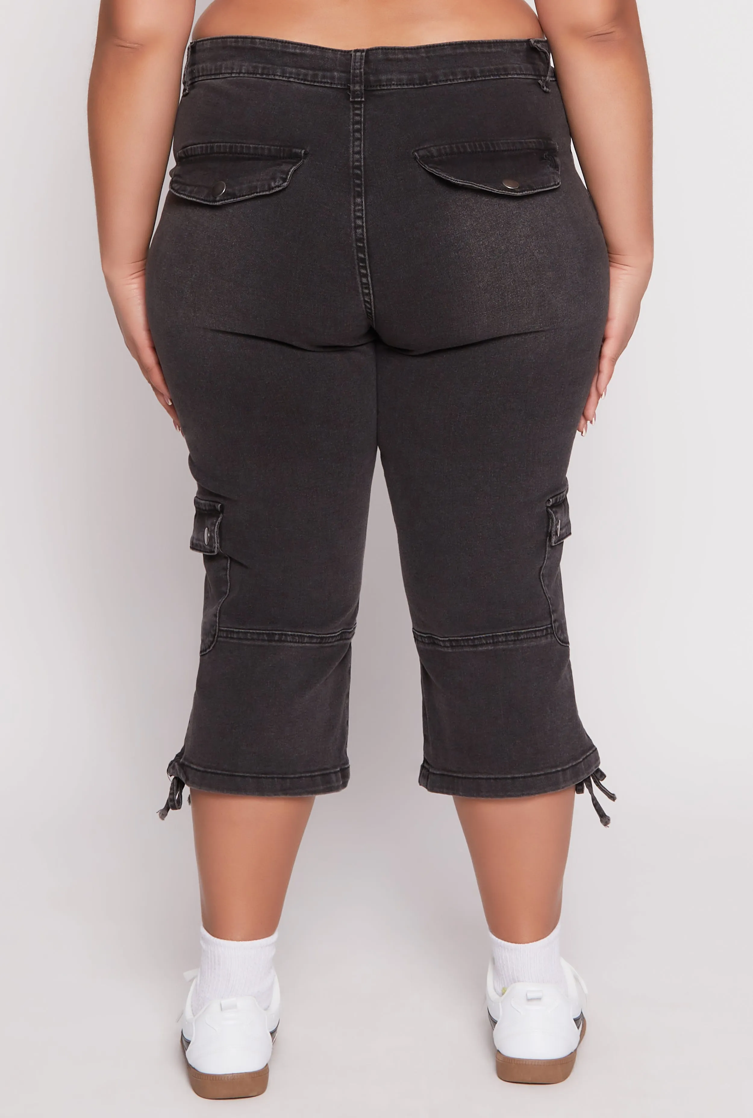 Plus Size VIP Cargo Capri Jeans sold by Rainbow product image thumbnail 5