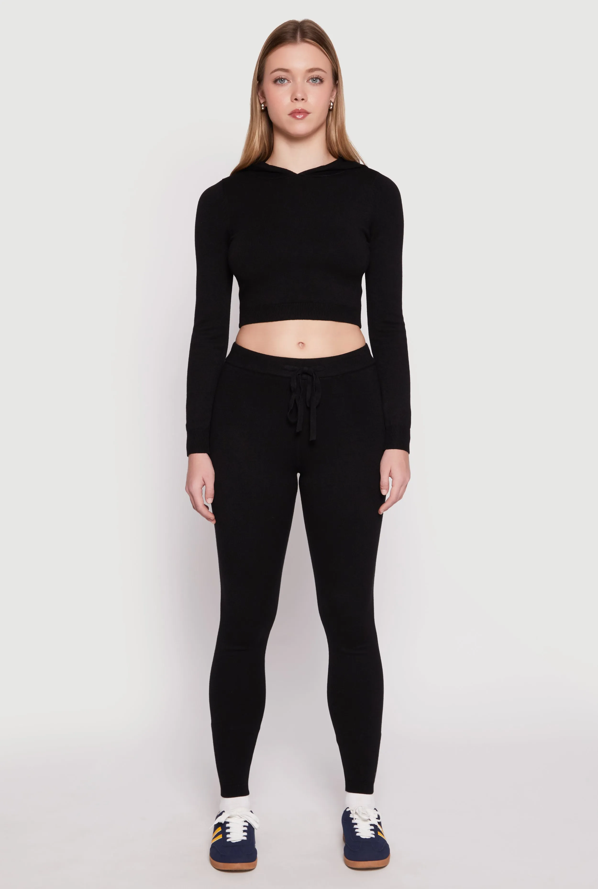 Daisy Brushed Knit High Waist Joggers sold by Rainbow