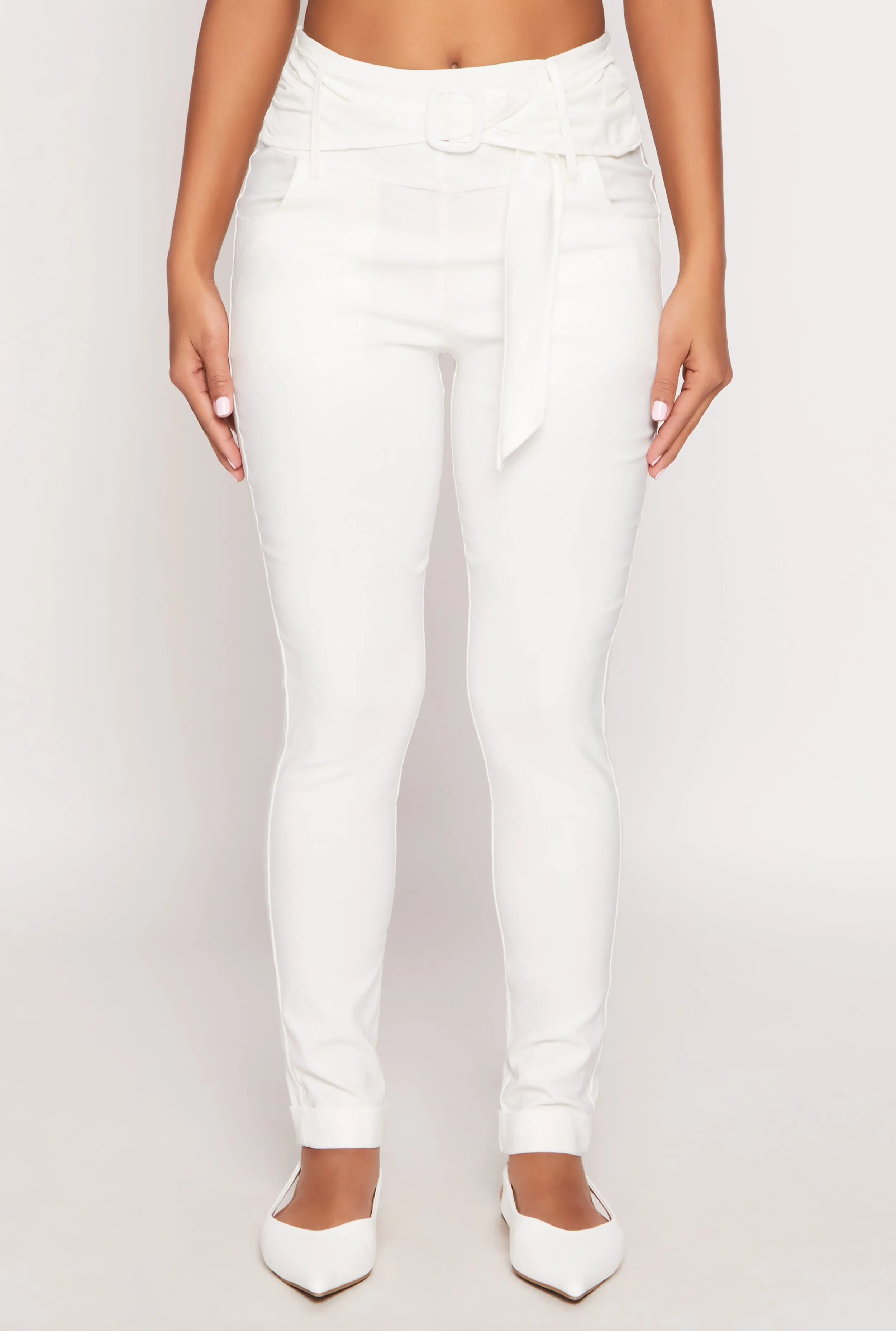 Belted Front Dress Pants sold by Rainbow product image thumbnail 3