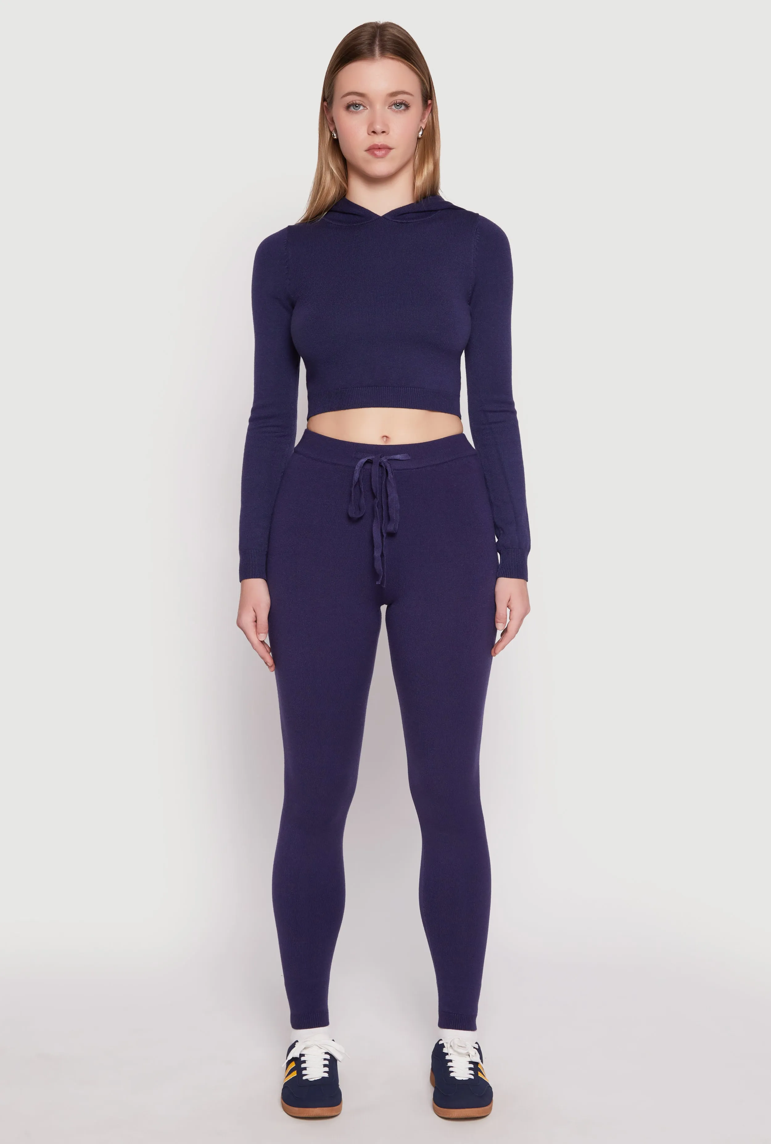 Daisy Brushed Knit High Waist Joggers sold by Rainbow