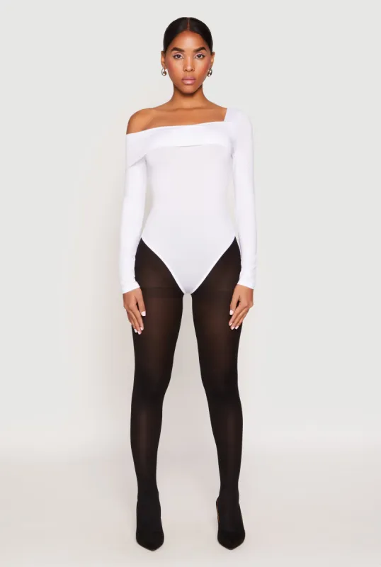 Daisy One Shoulder Bodysuit sold by Rainbow