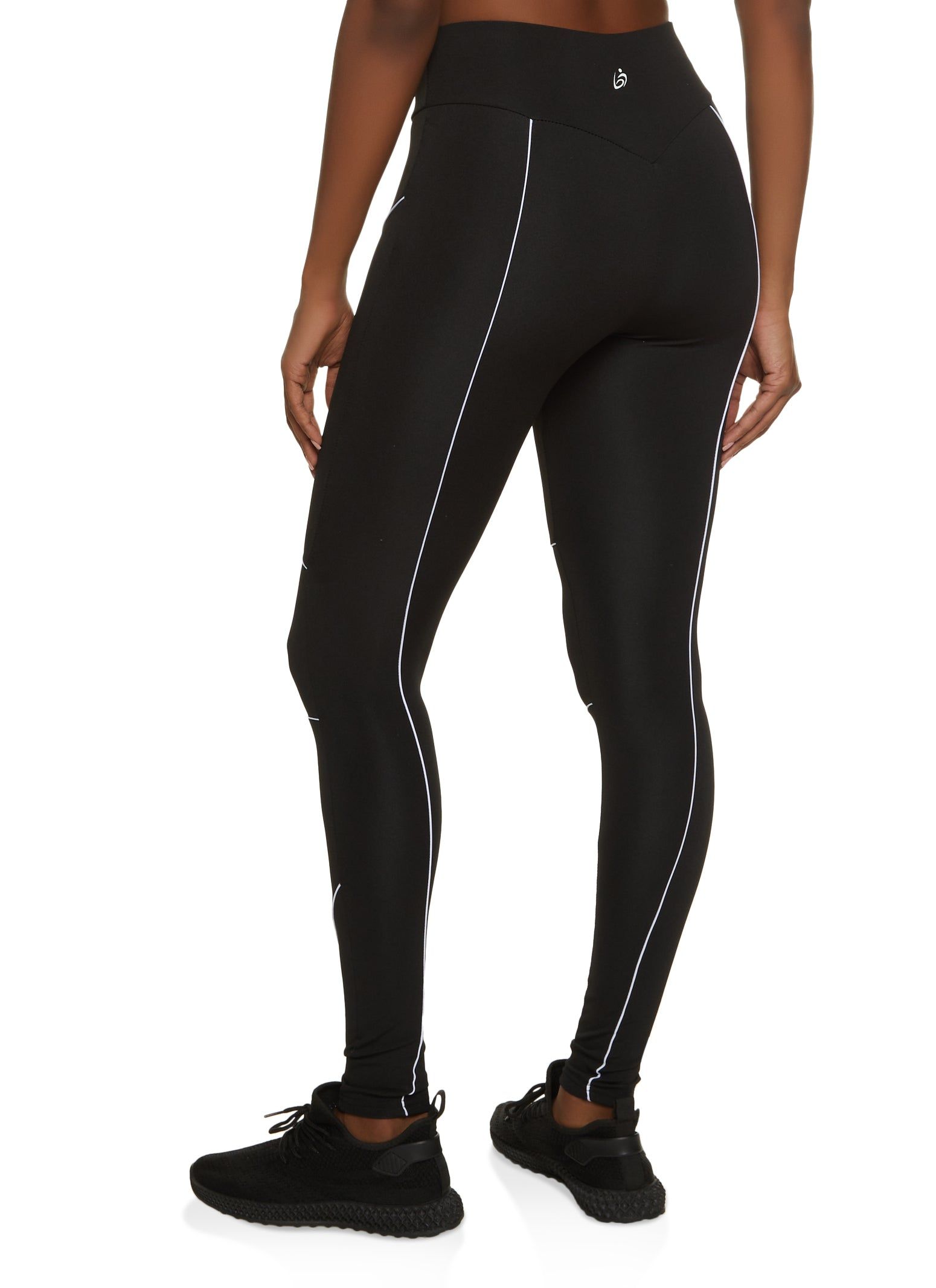 High Waist Contrast Piping Leggings sold by Rainbow product image thumbnail 2