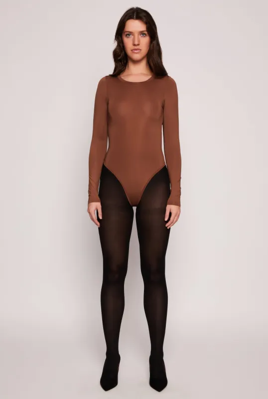 Daisy Long Sleeve Crew Neck Bodysuit sold by Rainbow