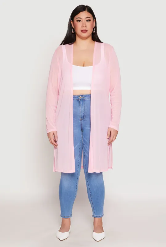 Plus Size Mesh Duster sold by Rainbow