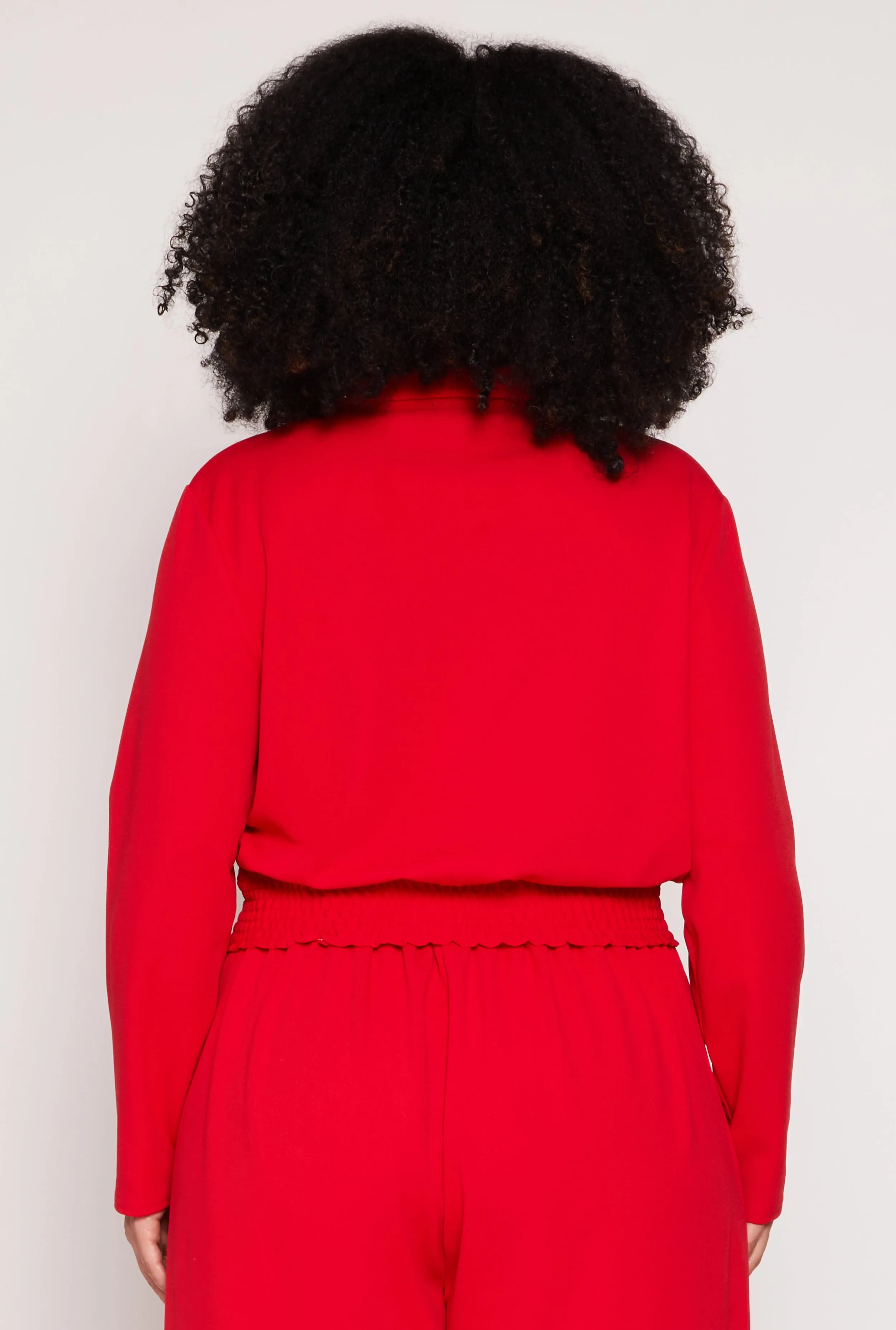 Plus Size Button Front Smocked Blouse sold by Rainbow product image thumbnail 5