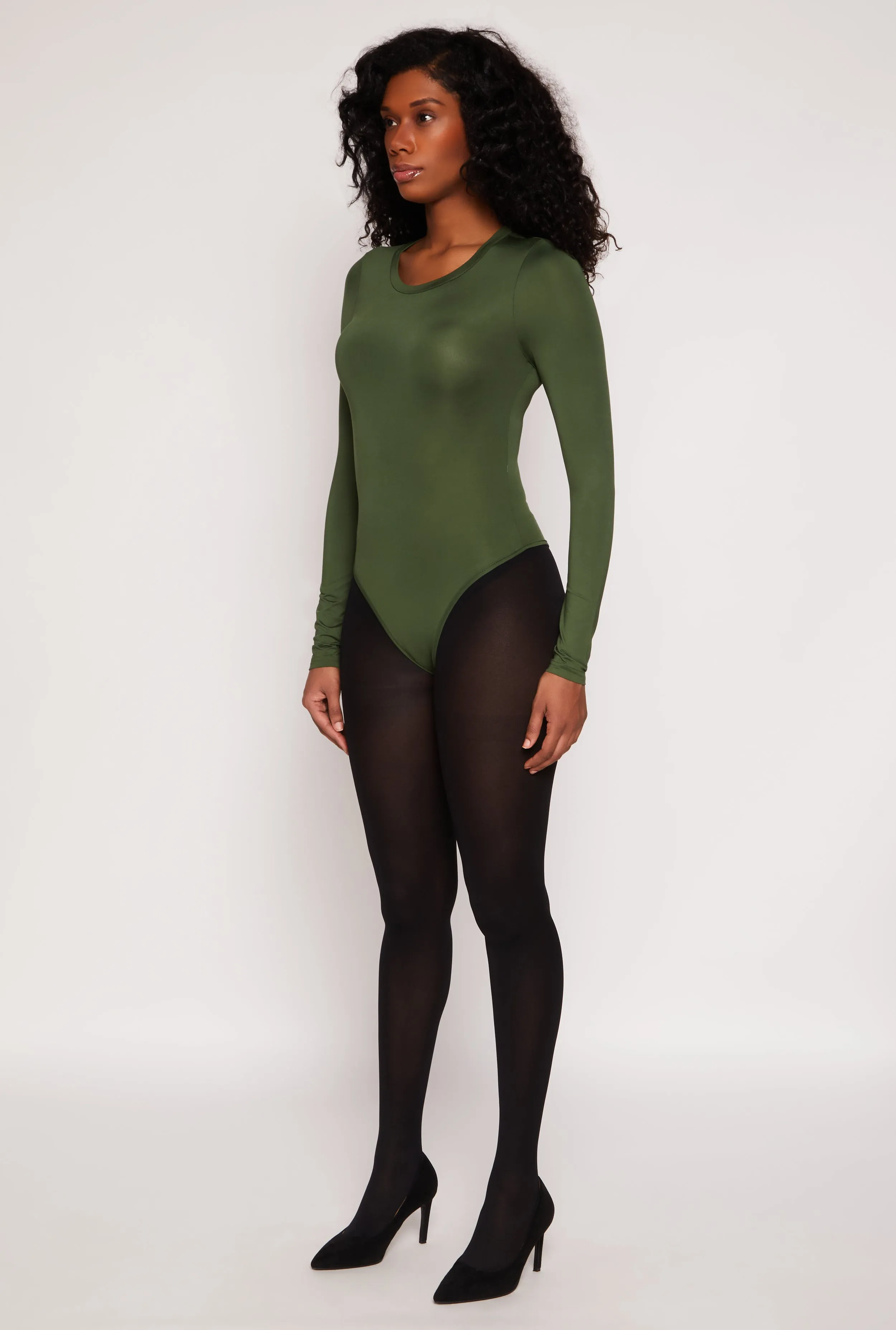 Daisy Long Sleeve Crew Neck Bodysuit sold by Rainbow product image thumbnail 3