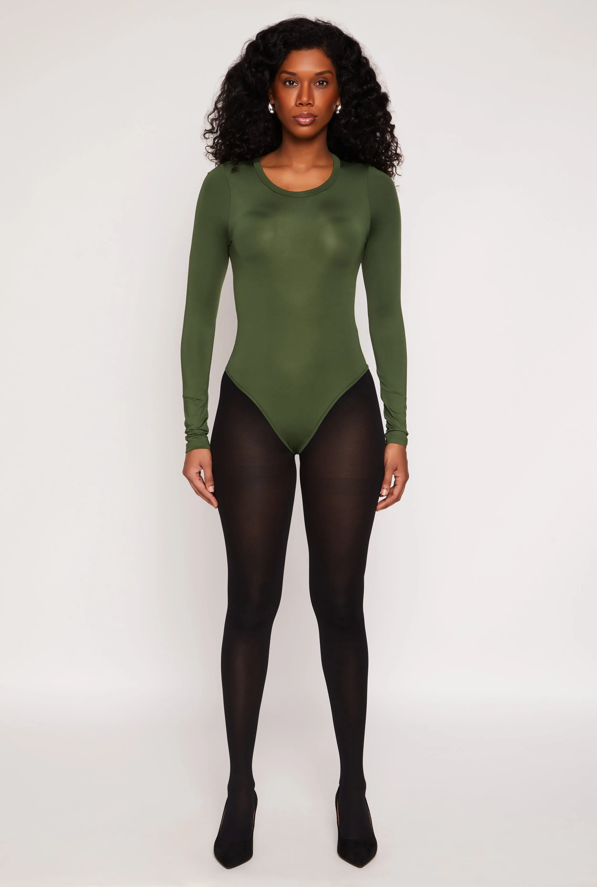 Daisy Long Sleeve Crew Neck Bodysuit sold by Rainbow