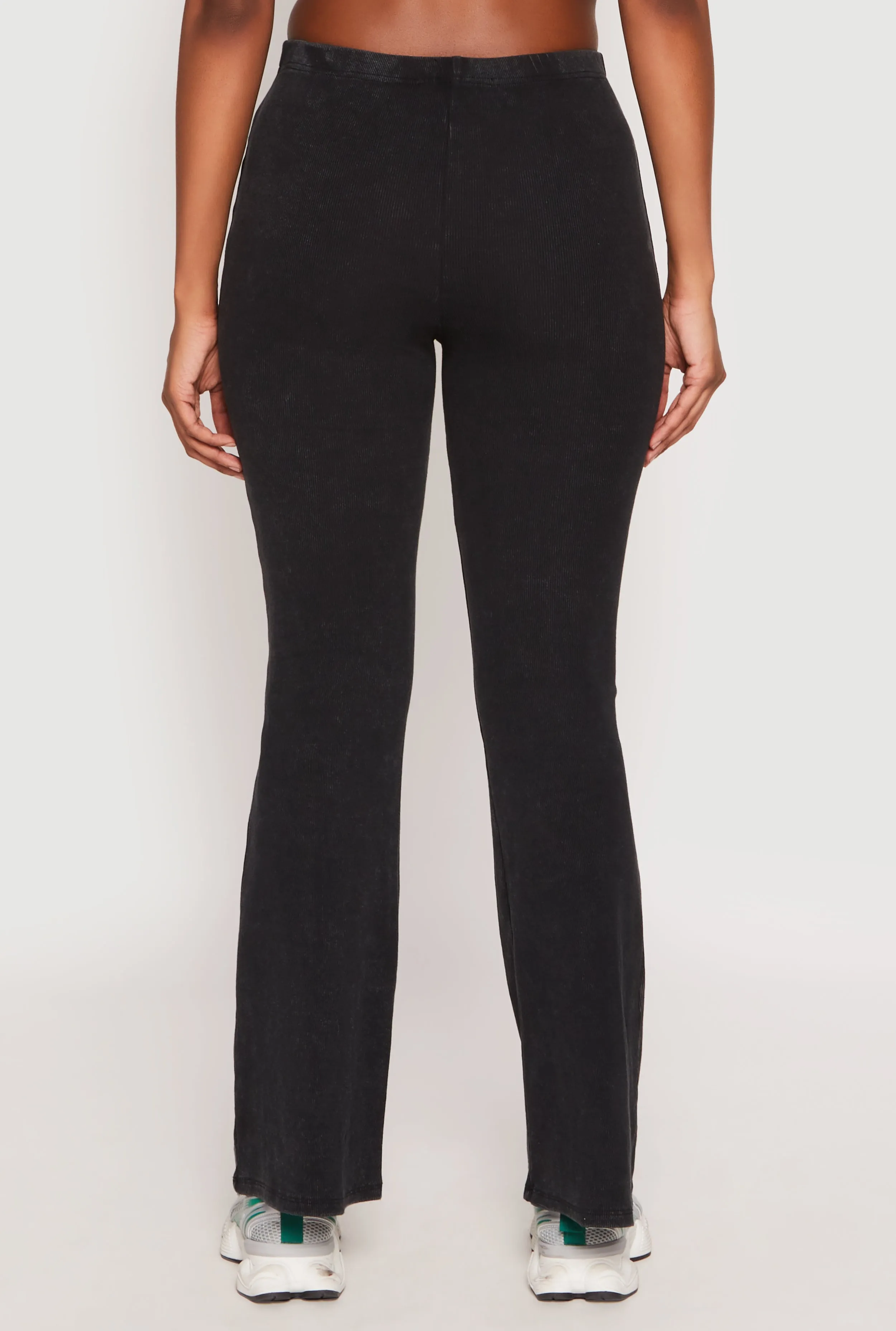 Almost Famous Ribbed Knit Flare Pants sold by Rainbow product image thumbnail 3