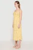 Floral Double Slit Midi Dress sold by Rainbow