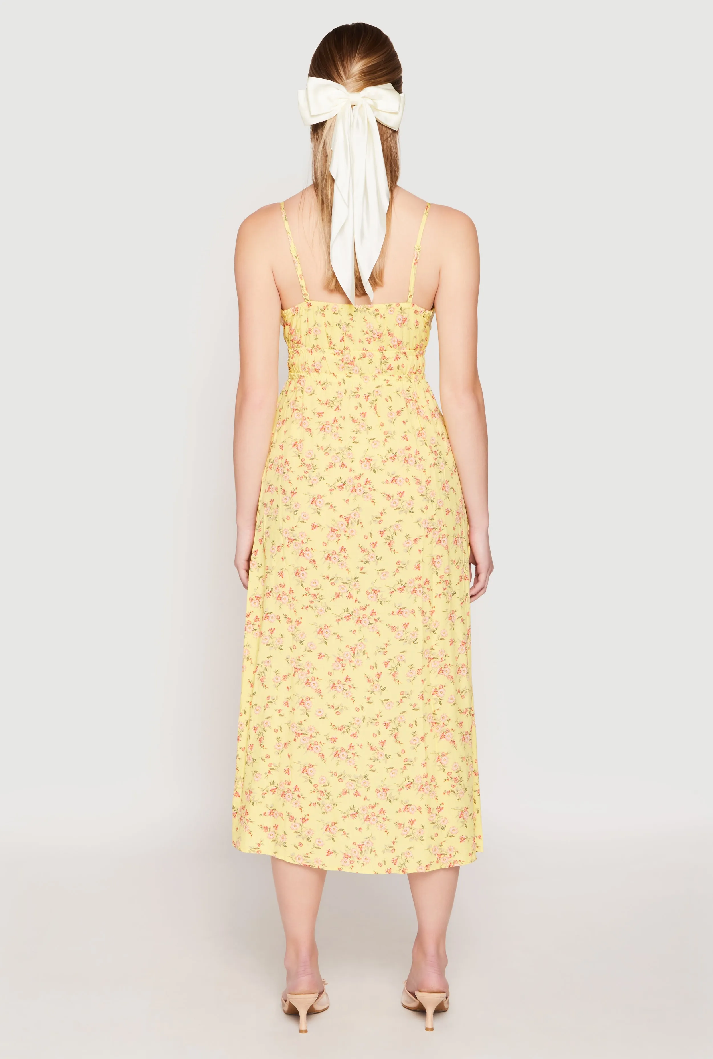 Floral Double Slit Midi Dress sold by Rainbow product image thumbnail 3