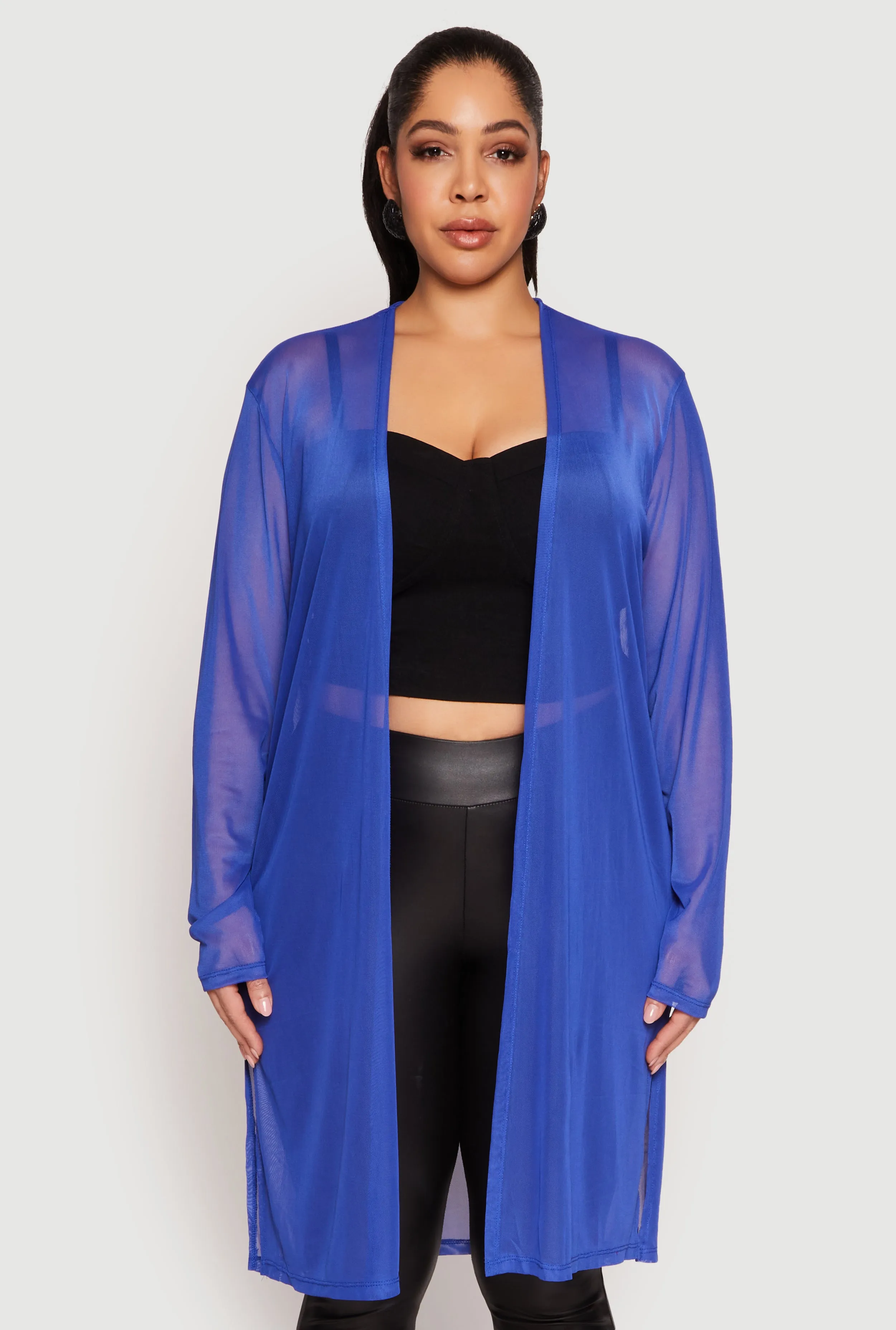 Plus Size Mesh Duster sold by Rainbow product image thumbnail 2