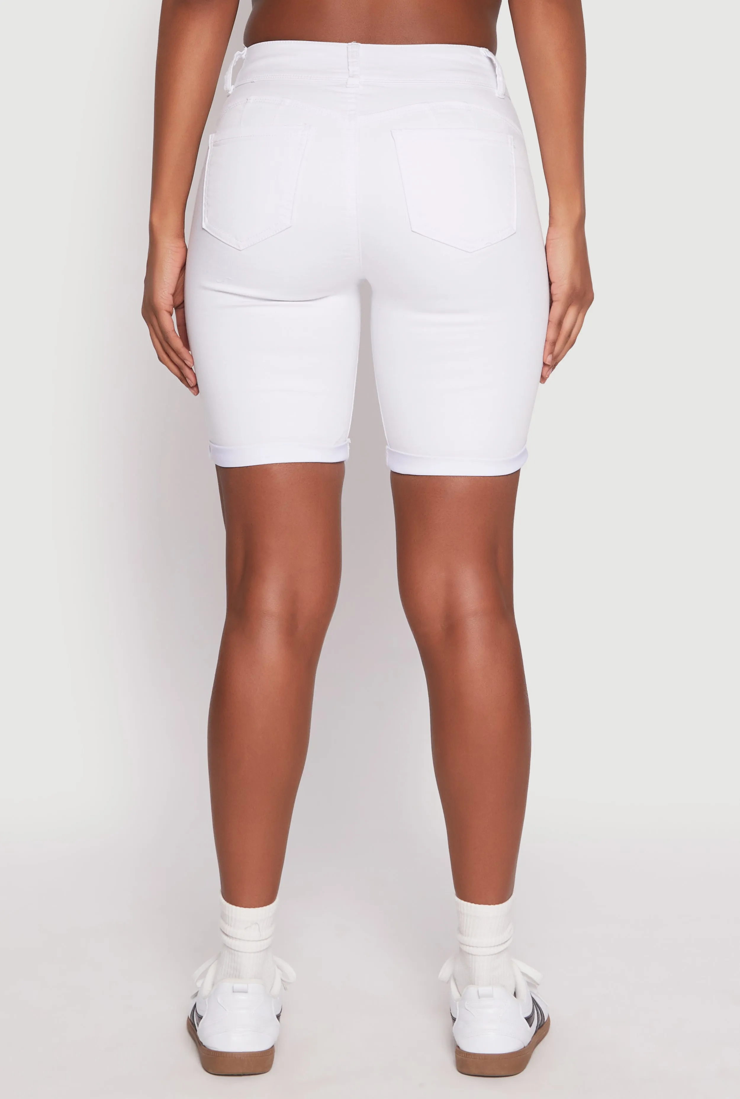 WAX Fixed Cuff Bermuda Denim Shorts sold by Rainbow product image thumbnail 5