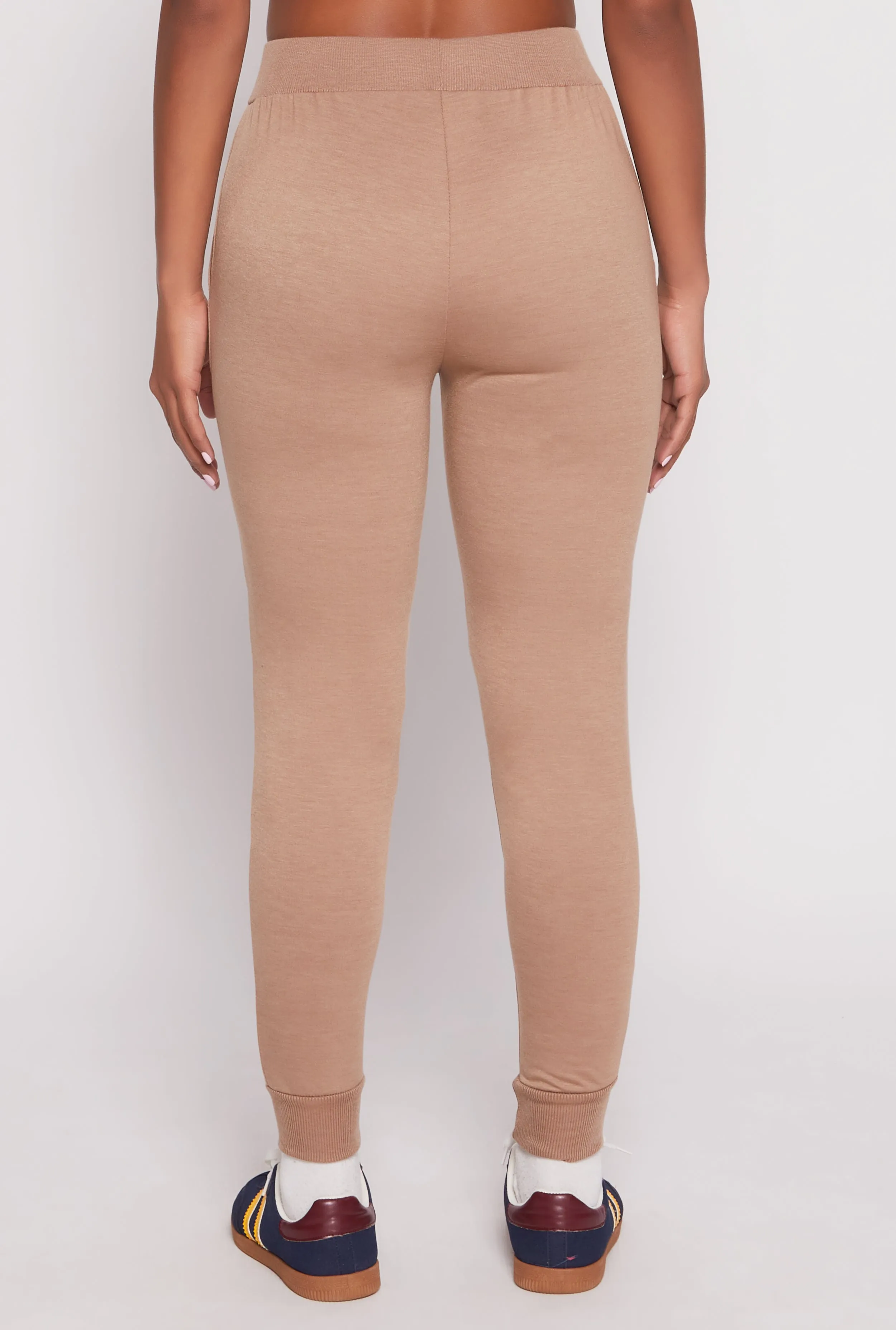 French Terry Pull On High Waisted Joggers sold by Rainbow product image thumbnail 3