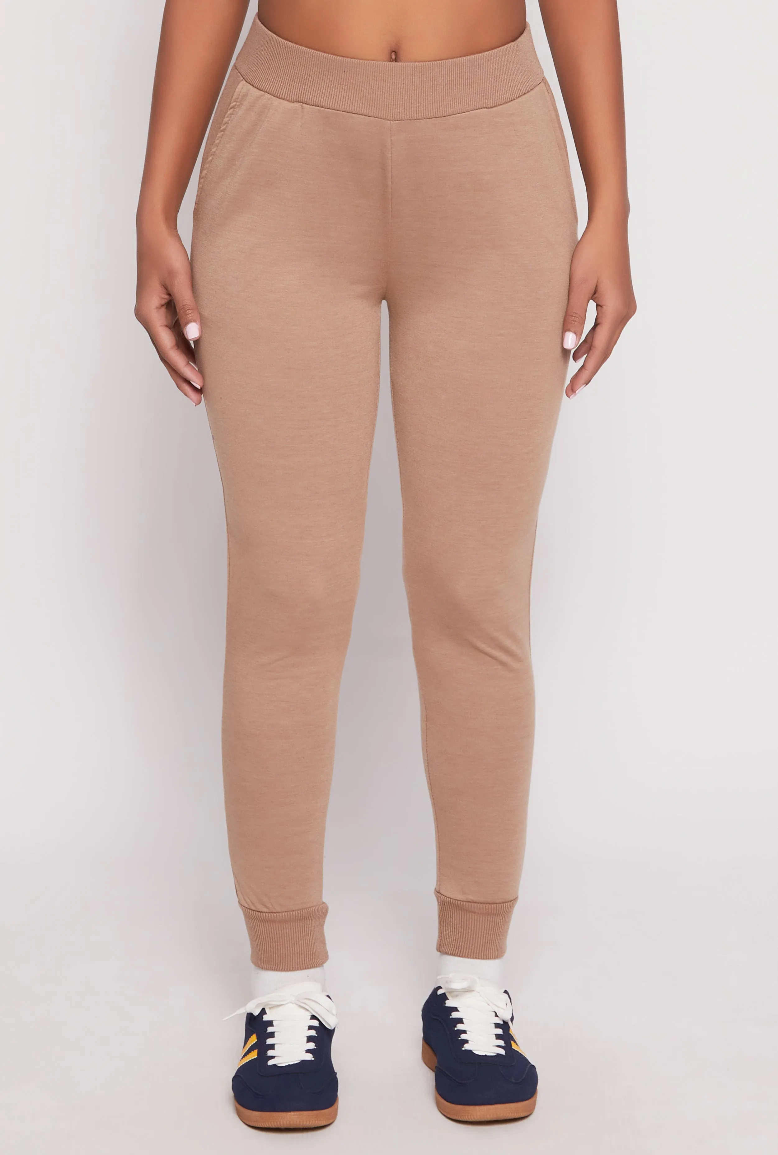 French Terry Pull On High Waisted Joggers sold by Rainbow product image thumbnail 2