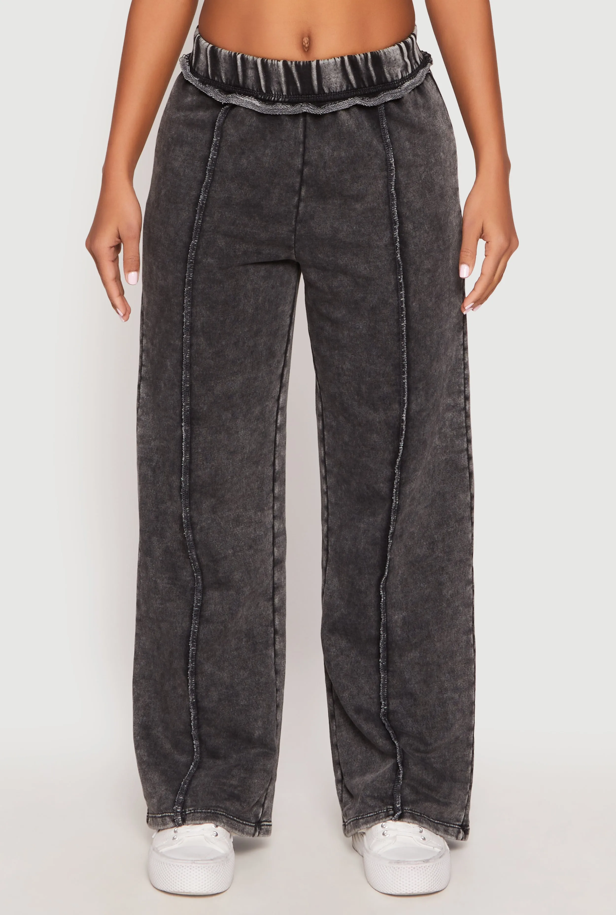 Acid Wash French Terry Sweatpants sold by Rainbow product image thumbnail 3