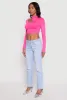 Daisy Keyhole Shoulder Crop Top sold by Rainbow