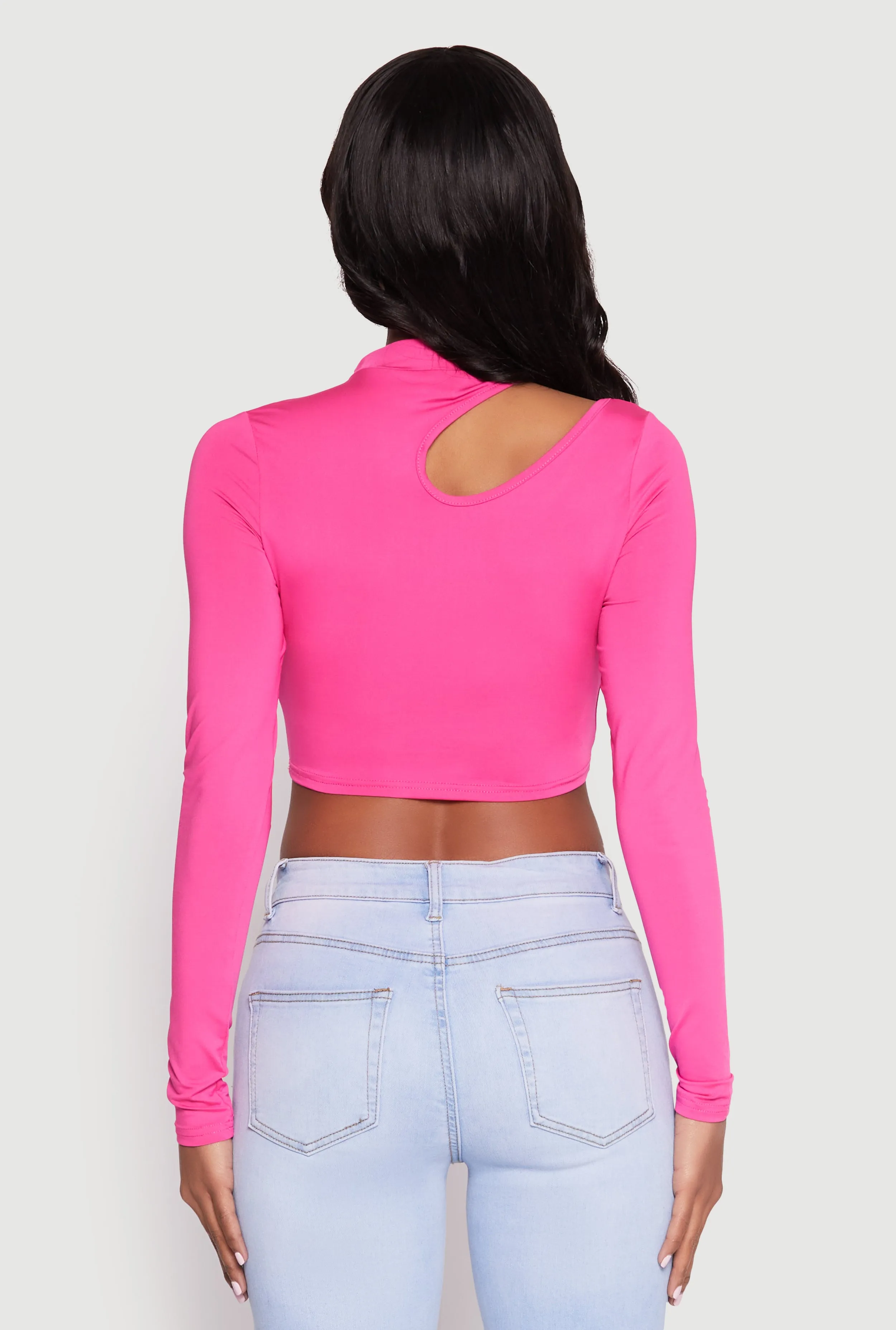 Daisy Keyhole Shoulder Crop Top sold by Rainbow product image thumbnail 5