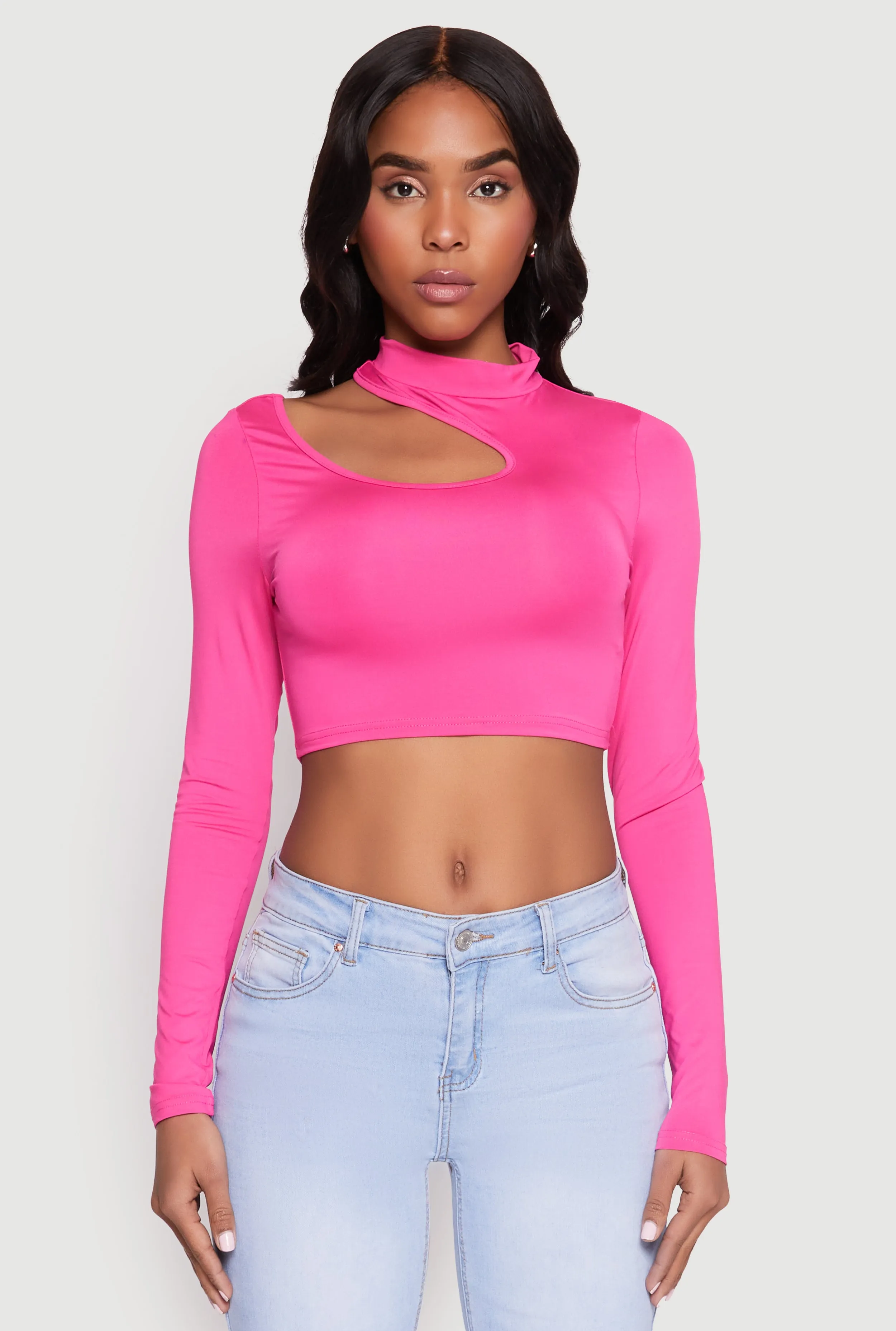 Daisy Keyhole Shoulder Crop Top sold by Rainbow product image thumbnail 2