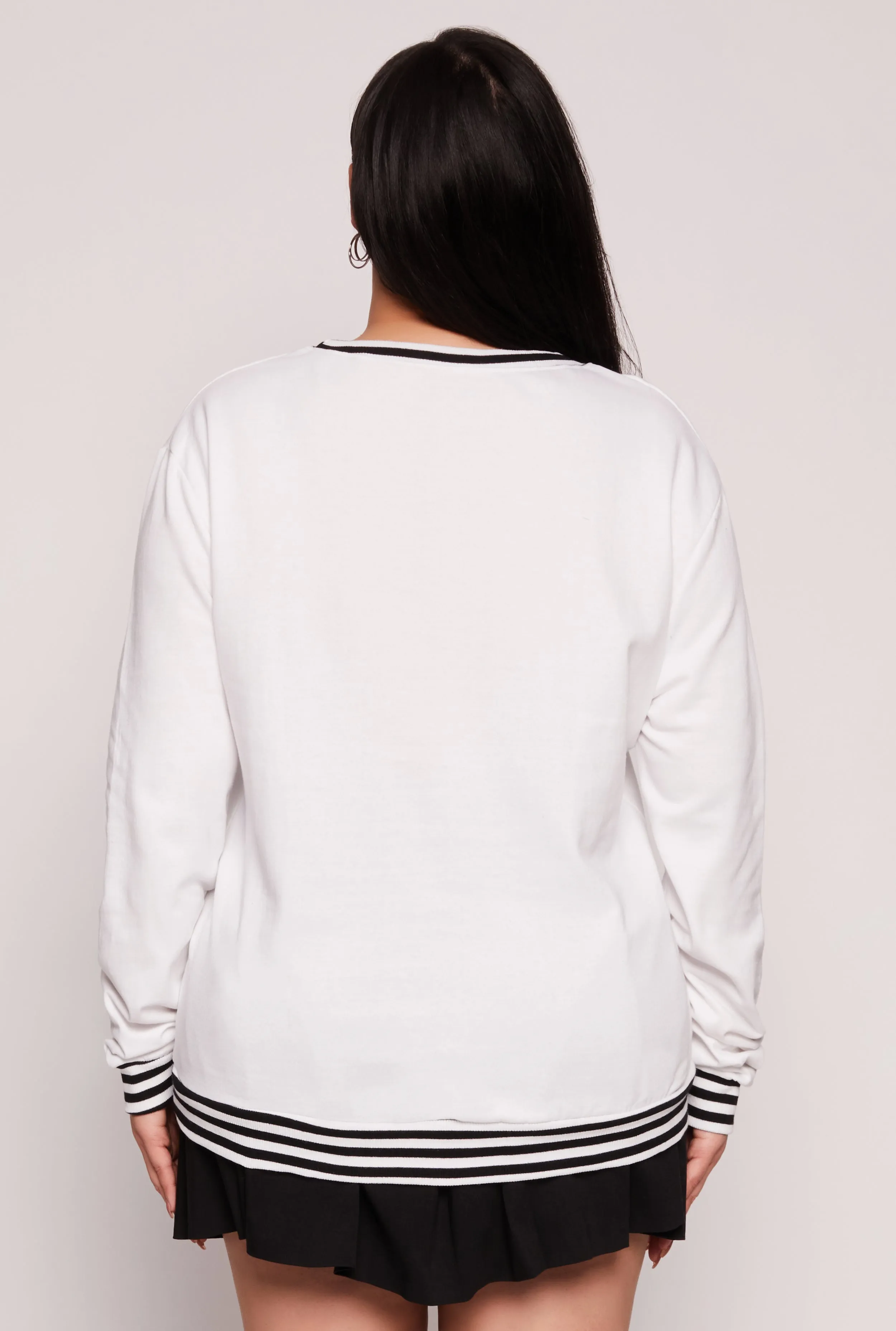 Plus Size Chenille California Varsity Sweatshirt sold by Rainbow product image thumbnail 5