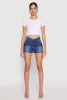 WAX Cargo Pocket Denim Shorts sold by Rainbow